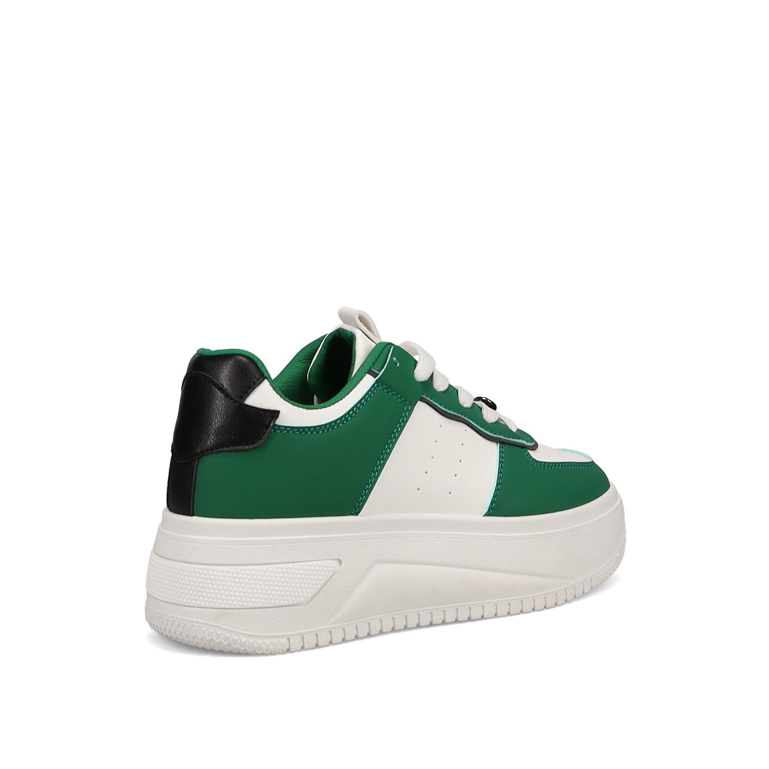  Πράσινο sneaker με κορδόνια - 3