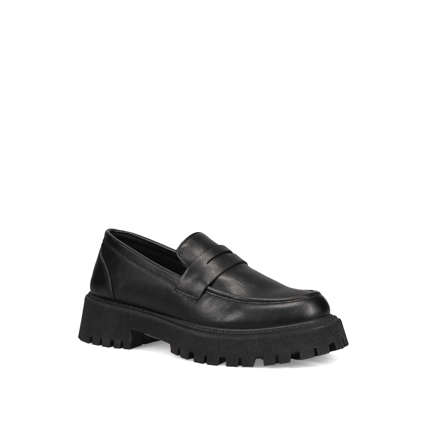  Μαύρο chunky loafer - 2