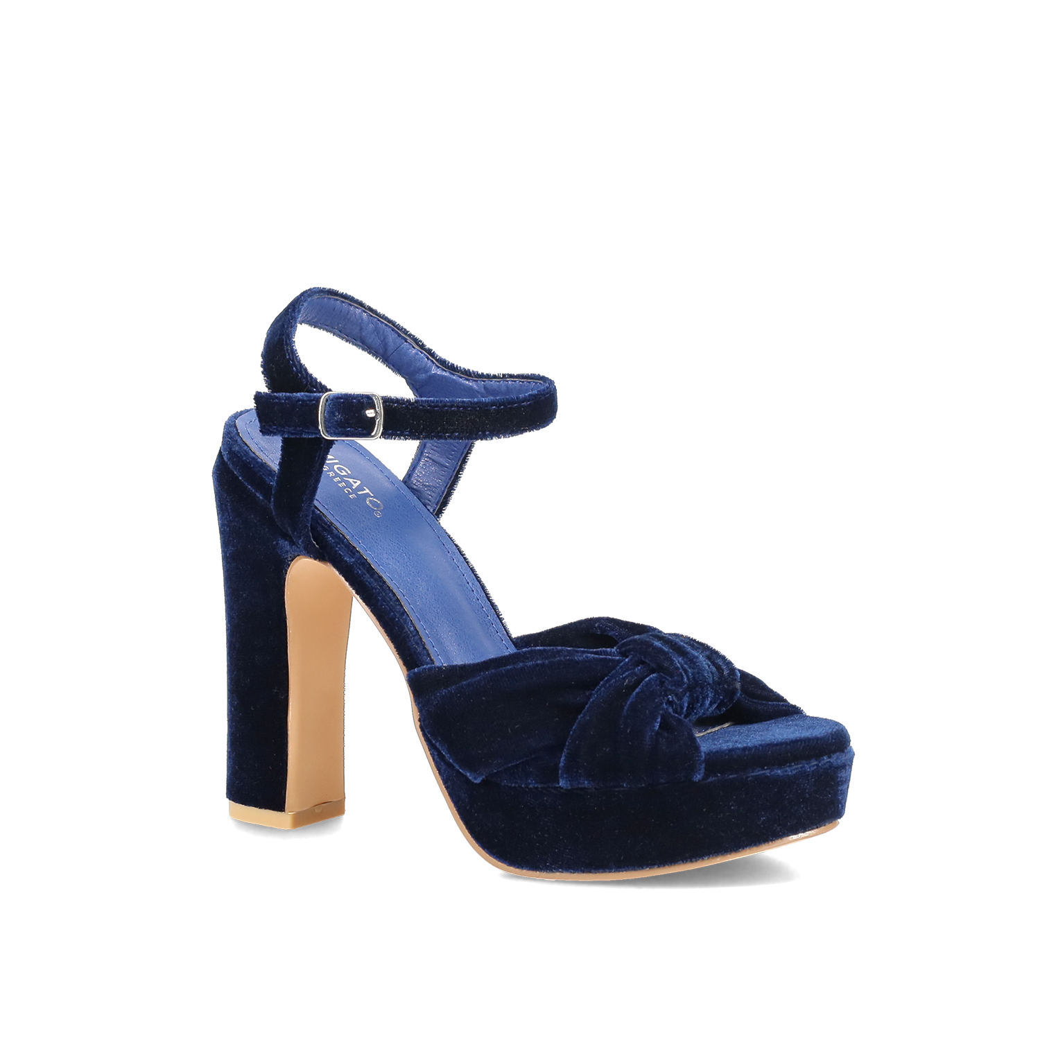 Μπλε βελούδινο πέδιλο φωτογραφία