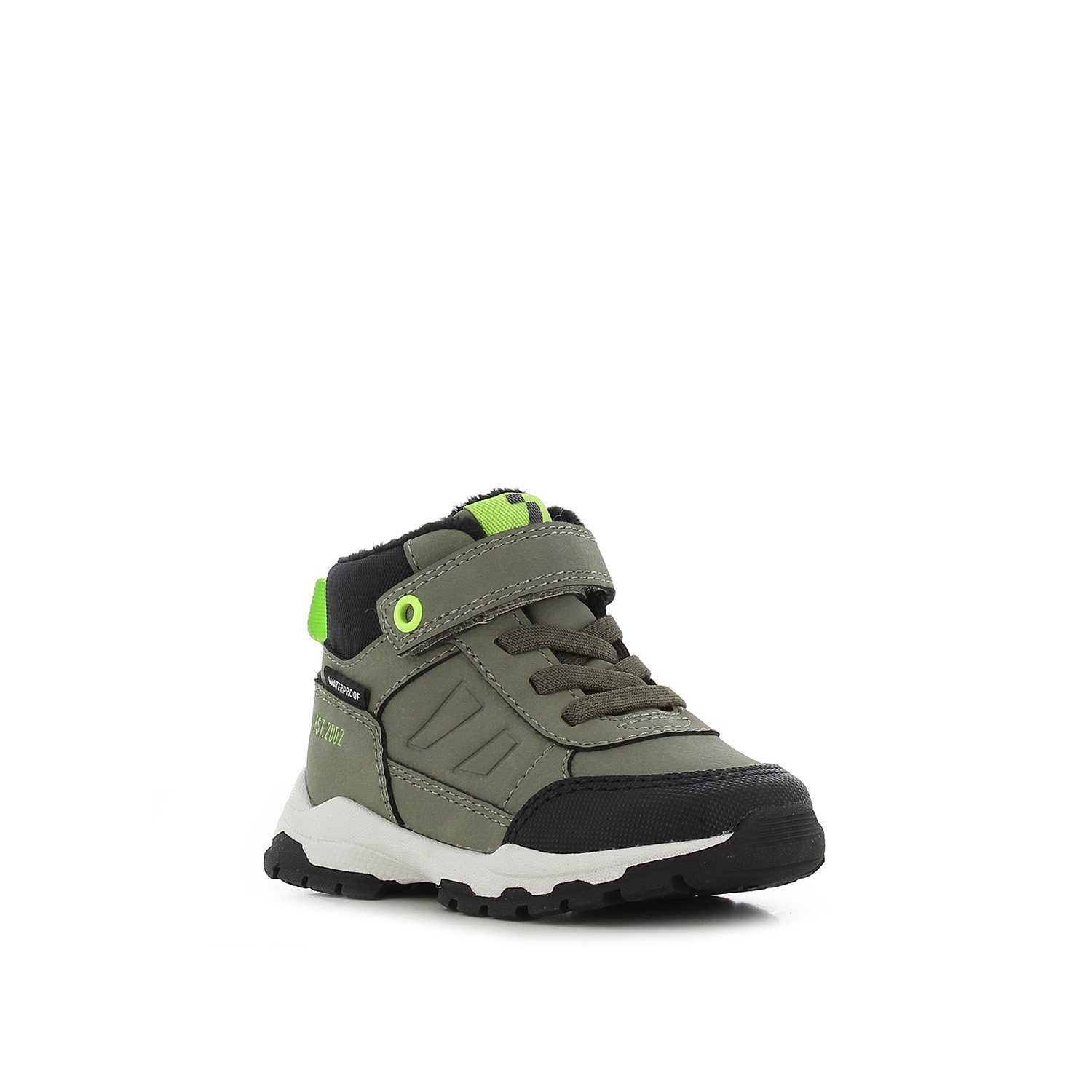 Χακί παιδικό sneaker μποτάκι φωτογραφία