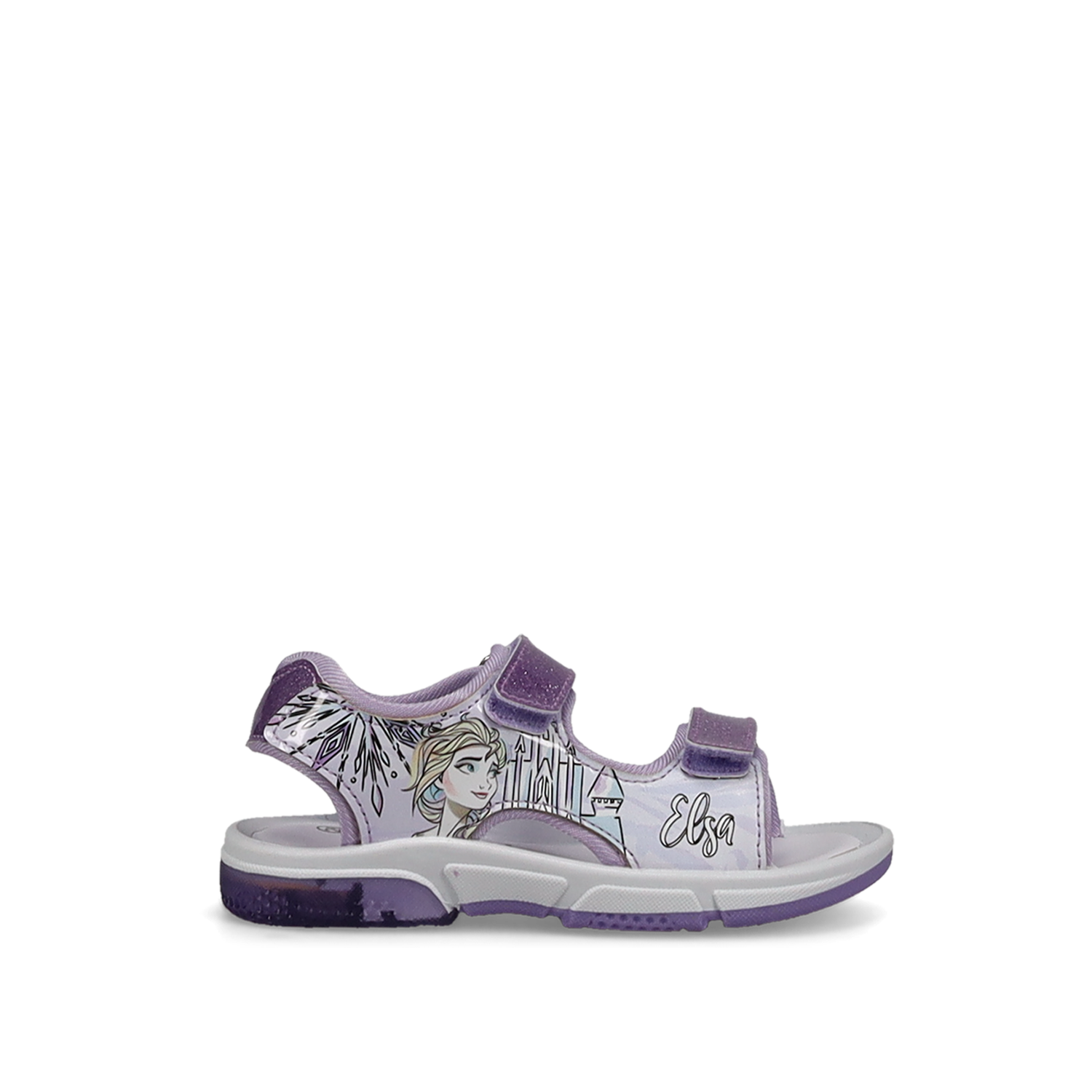Λιλά παιδικό σανδάλι Frozen