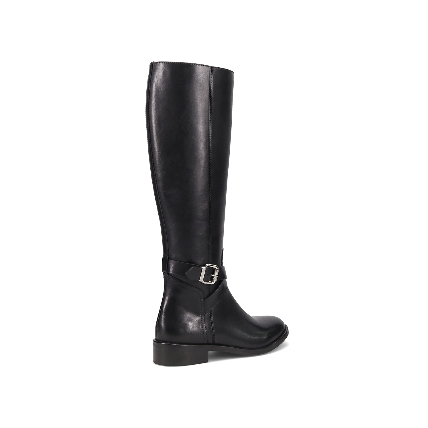 Μαύρη δερμάτινη μπότα φωτογραφία