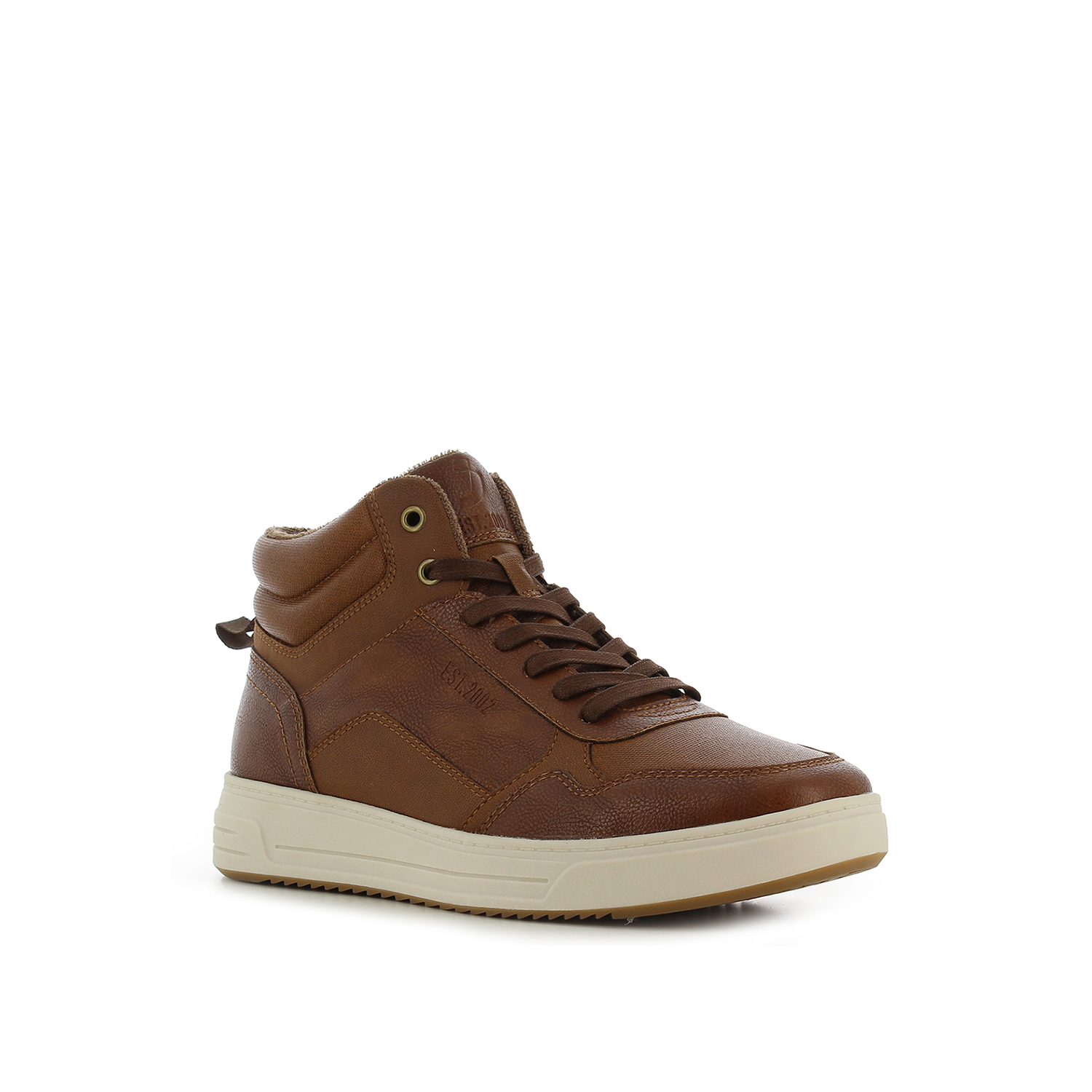 Ανδρικό καφέ sneaker μποτάκι φωτογραφία