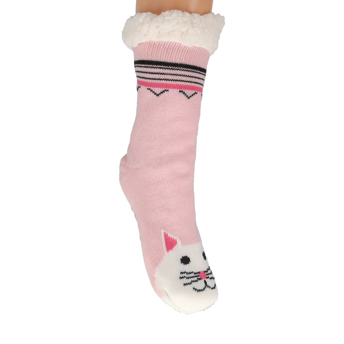 Ροζ καλτσοπαντόφλα
