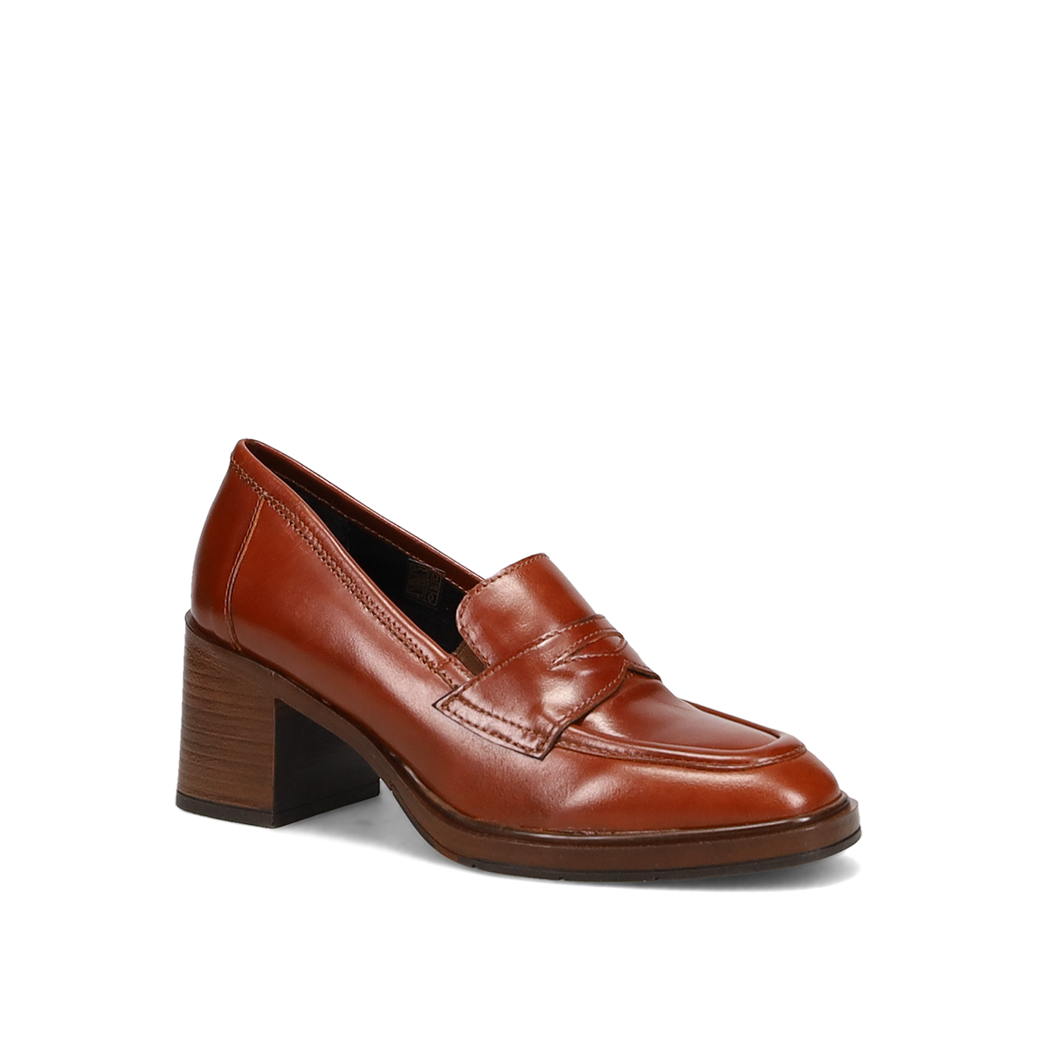 Ταμπά δερμάτινο loafer φωτογραφία