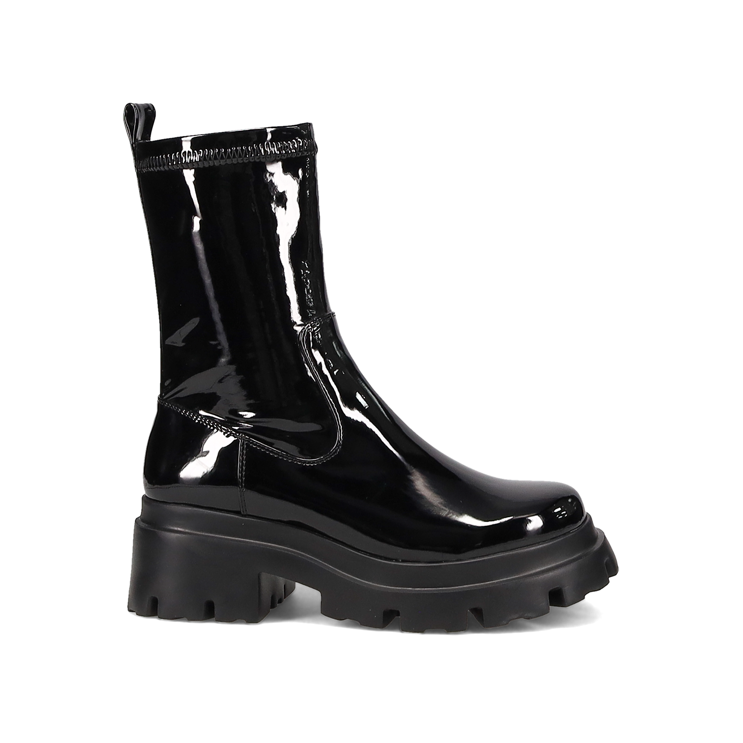 MIGATO - ΣΗΜΑΝΤΙΚΟ: Σε περίπτωση διαφοράς τιμής από το κατάστημα ισχύει παντα και μόνο η τιμή του καταστήματος Μαύρο λουστρινένιο μποτάκι