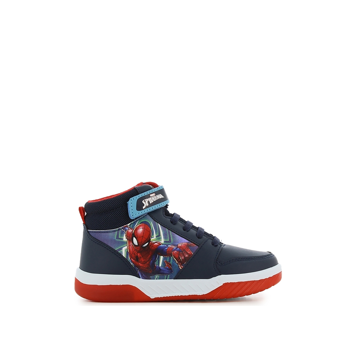 Σκούρο μπλε παιδικό sneaker μποτάκι SPIDERMAN
