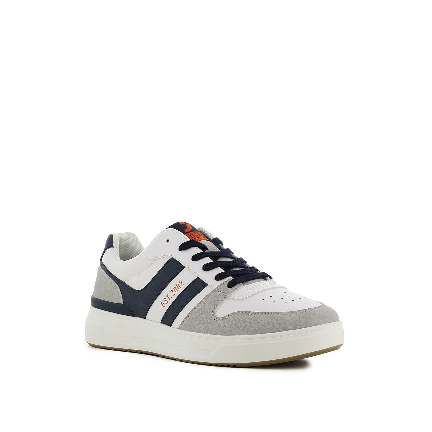 Λευκό ανδρικό sneaker φωτογραφία