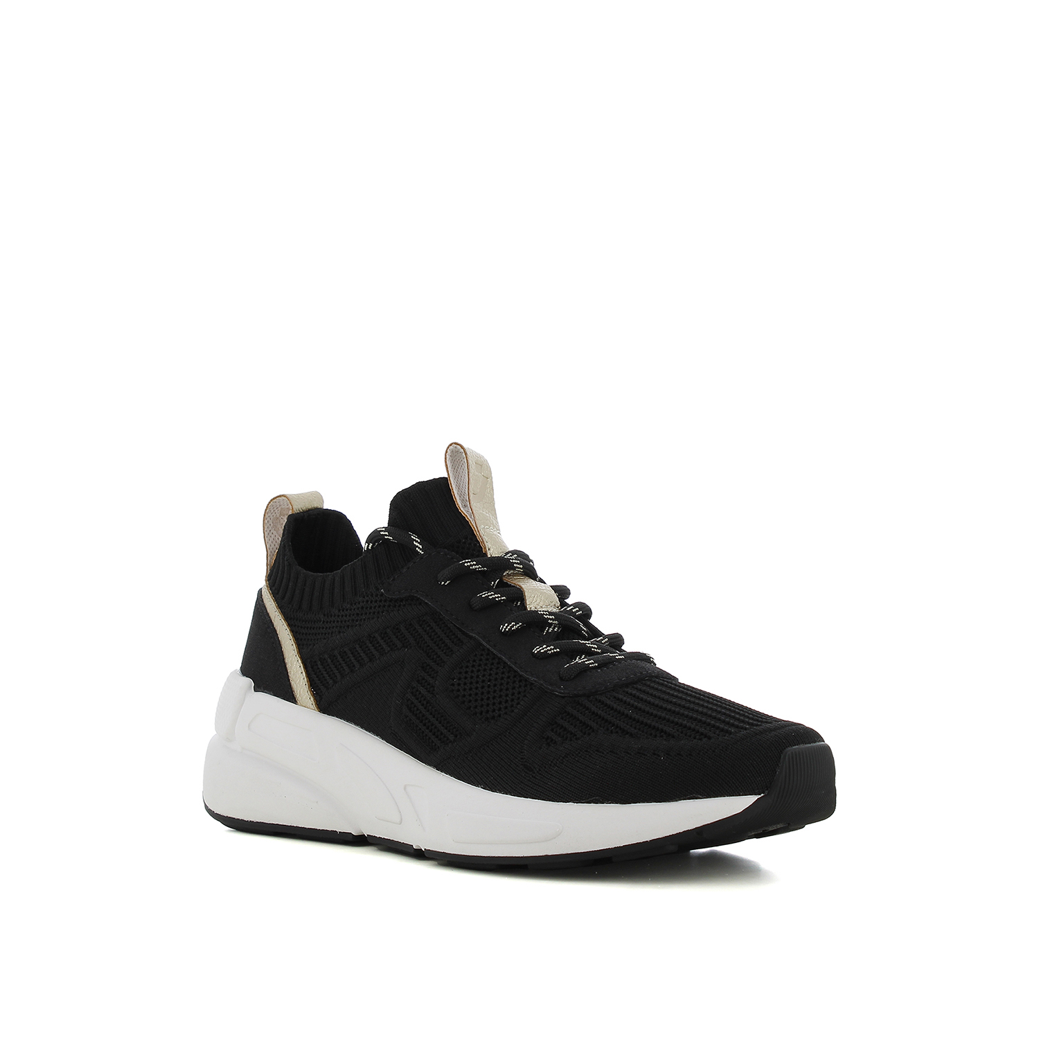 Μαύρο γυναικείο sneaker φωτογραφία