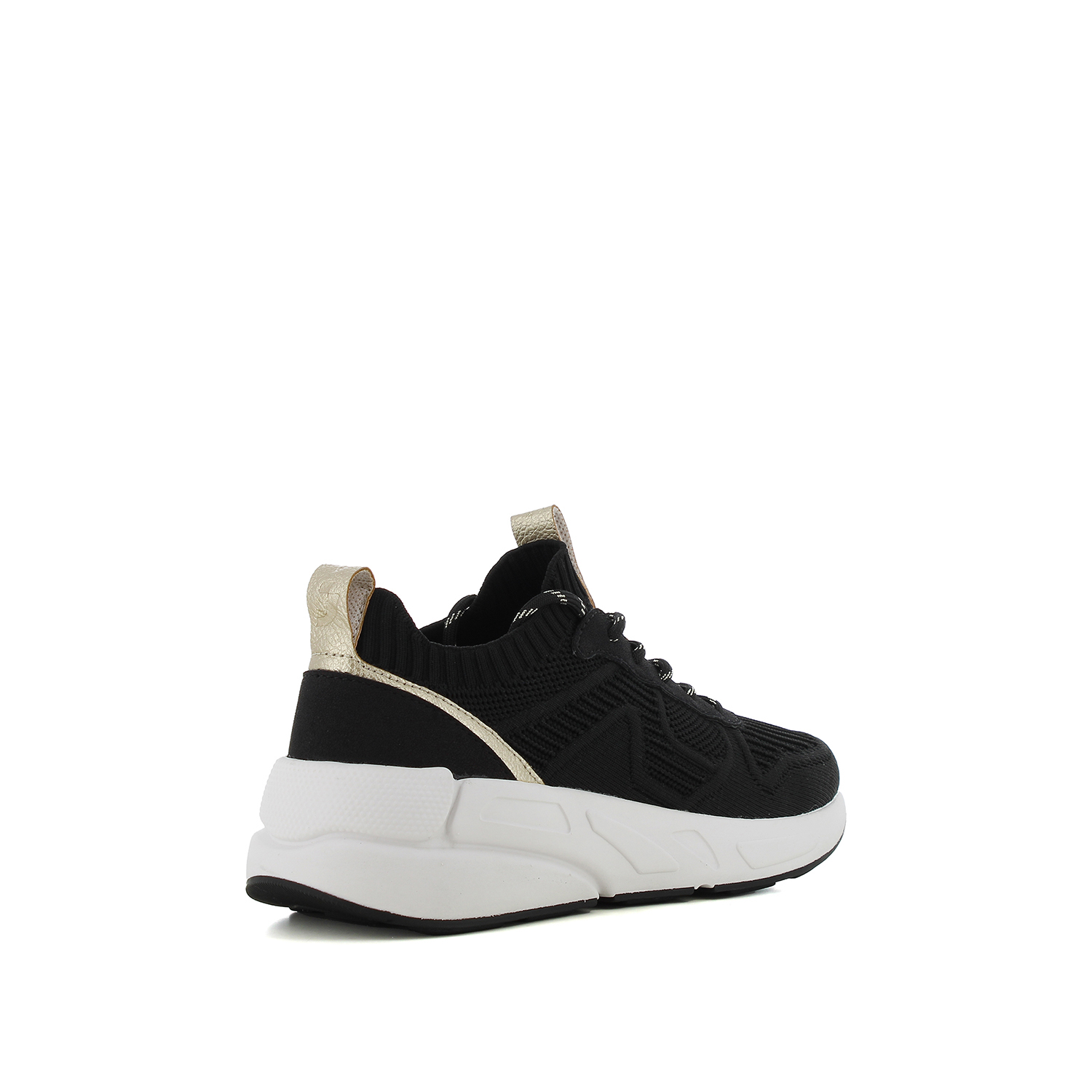 Μαύρο γυναικείο sneaker φωτογραφία