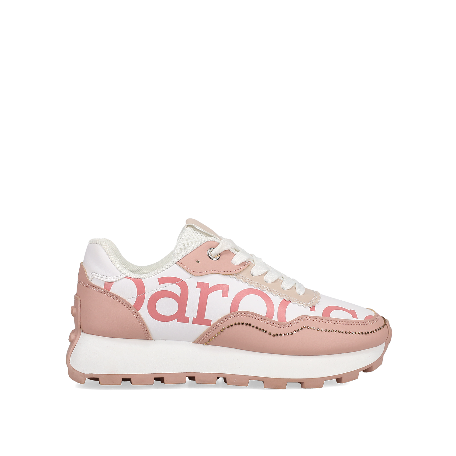 Ροζ-λευκό sneaker