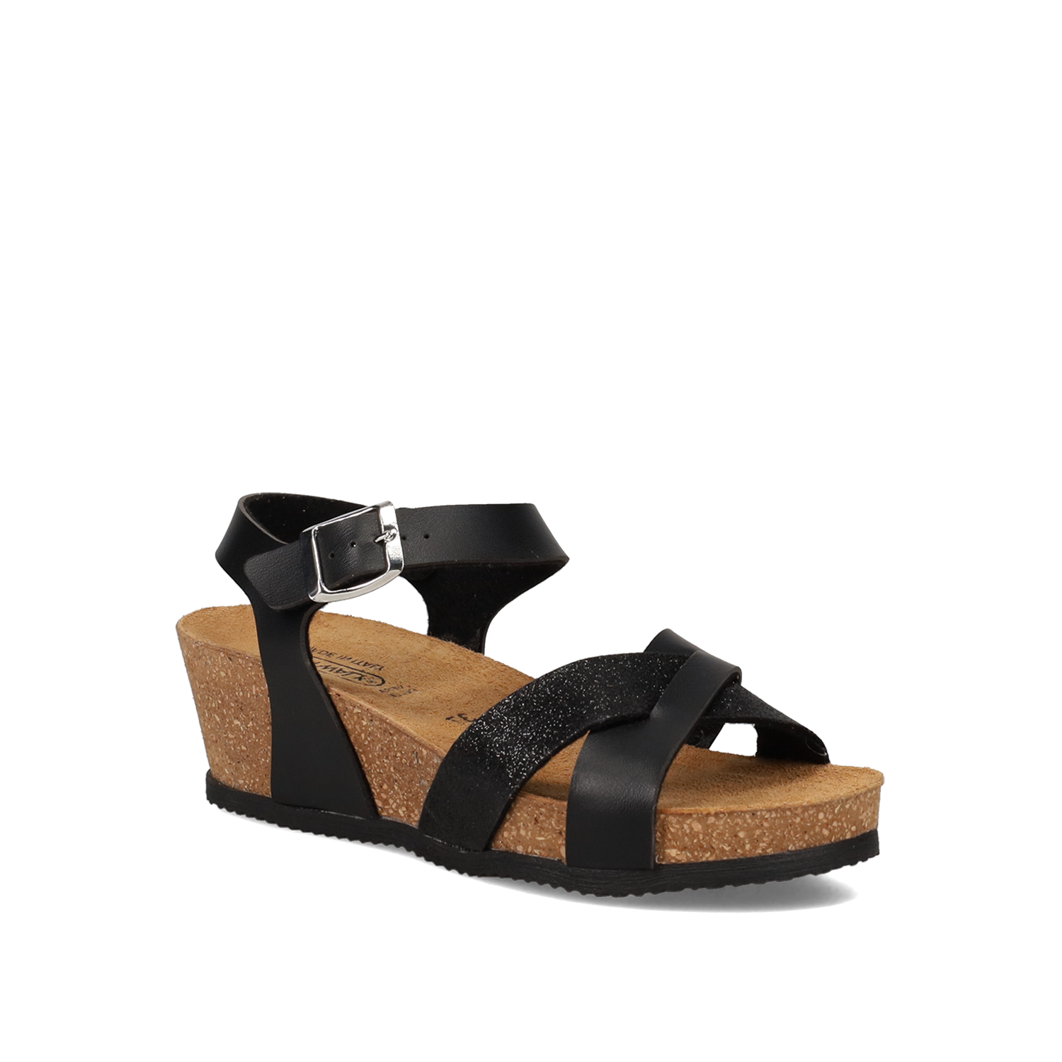 Μαύρη footbed πλατφόρμα