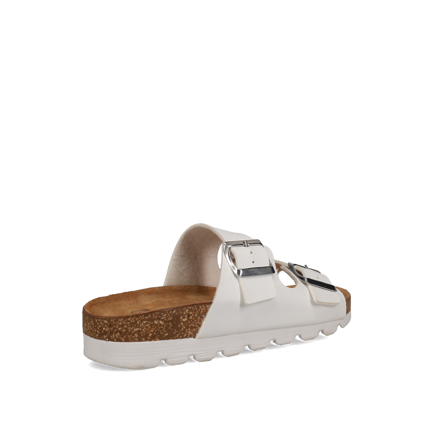 EASY WALK Λευκό footbed σανδάλι - 3