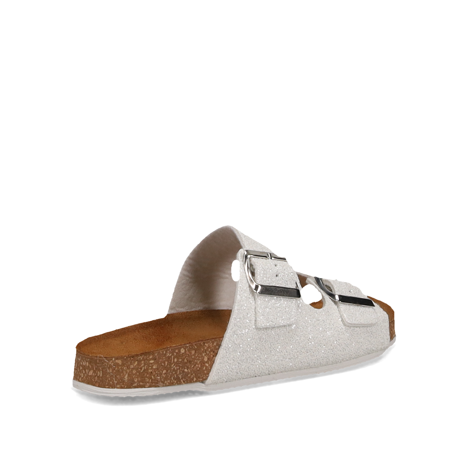 EASY WALK Λευκό footbed σανδάλι - 3