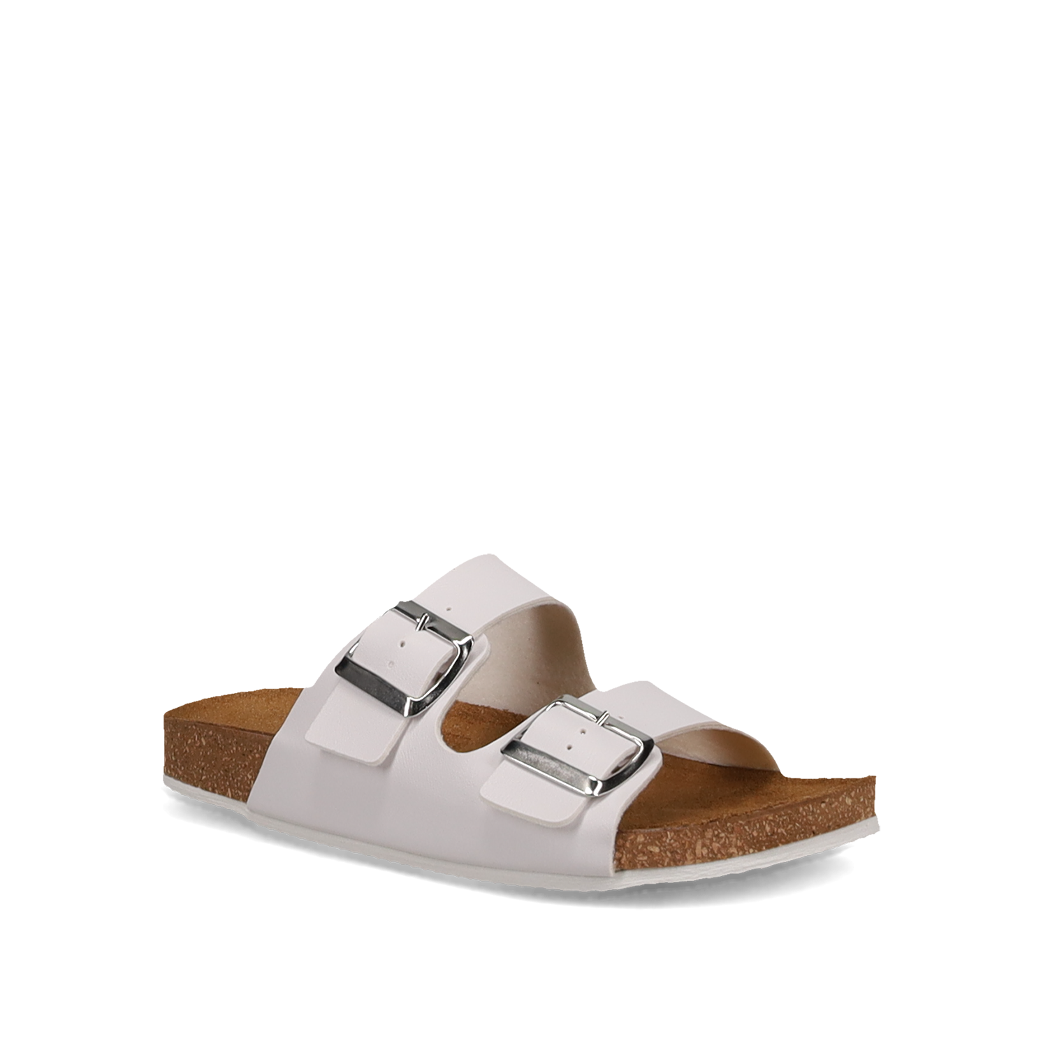 EASY WALK Λευκό footbed σανδάλι - 2
