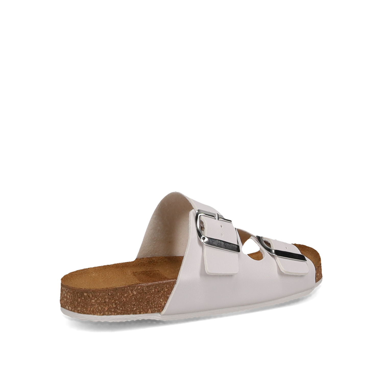 EASY WALK Λευκό footbed σανδάλι - 3