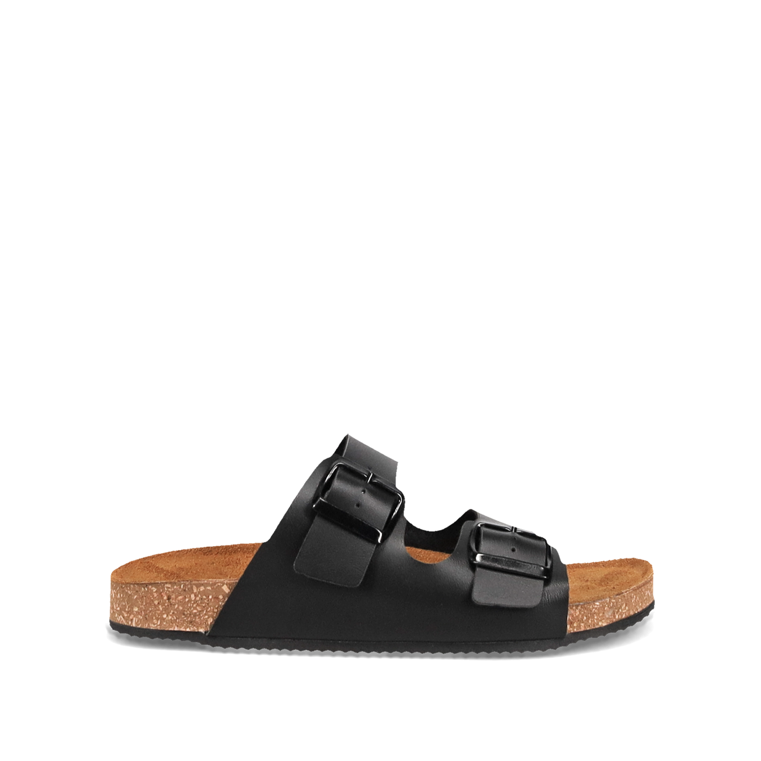 Μαύρο footbed σανδάλι