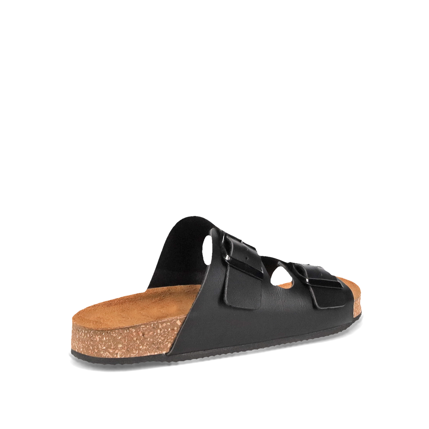 EASY WALK Μαύρο footbed σανδάλι - 3