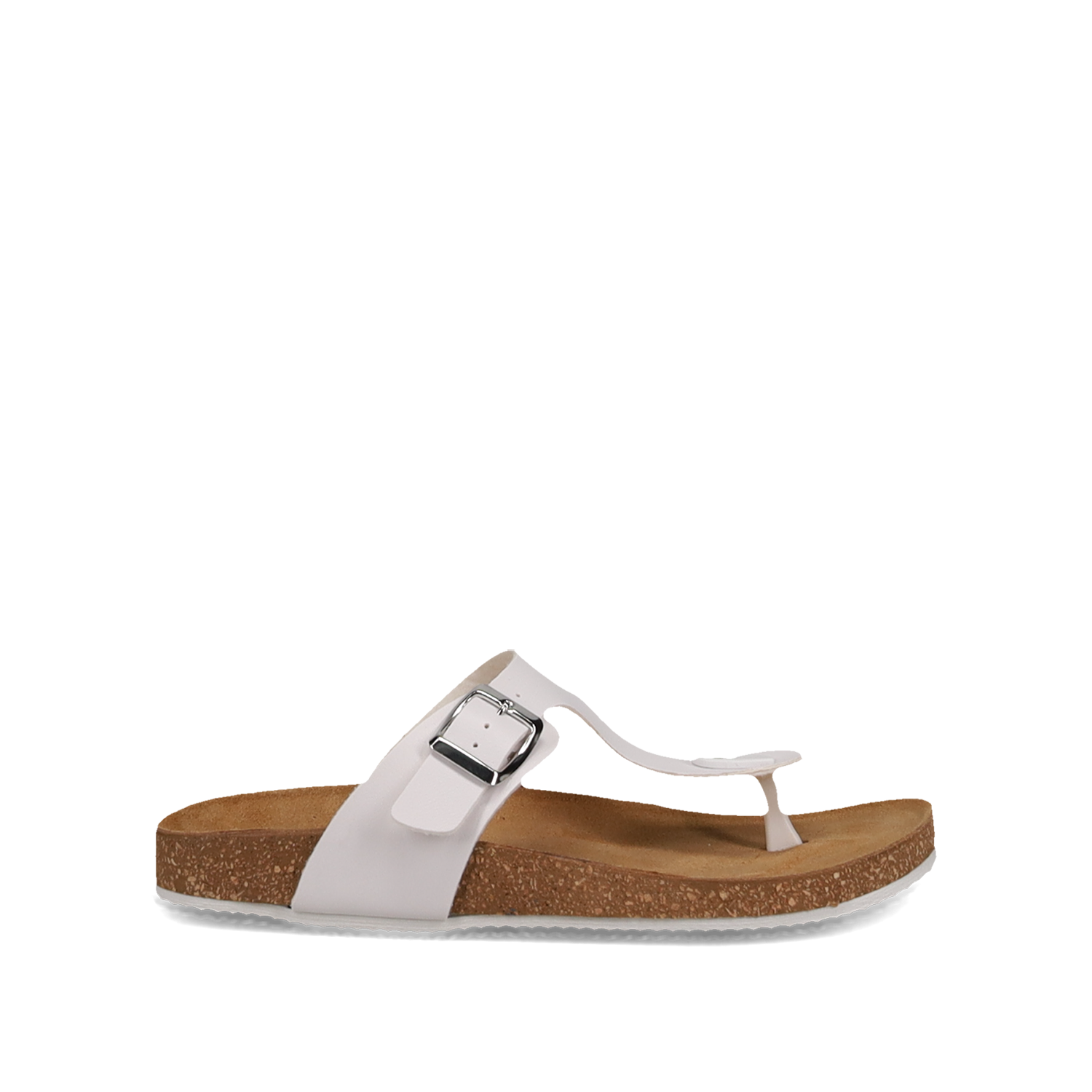 Λευκό footbed σανδάλι
