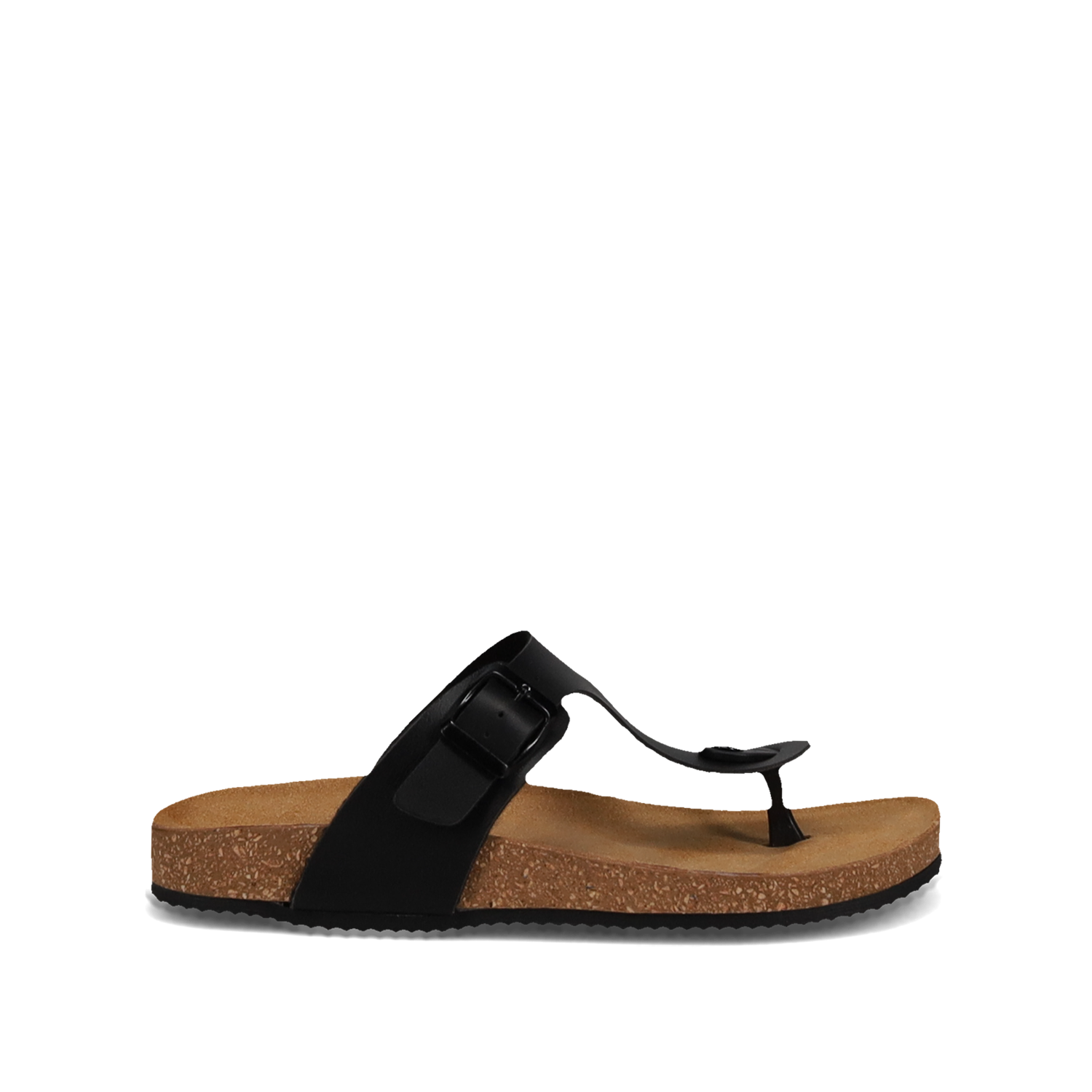 Μαύρο footbed σανδάλι