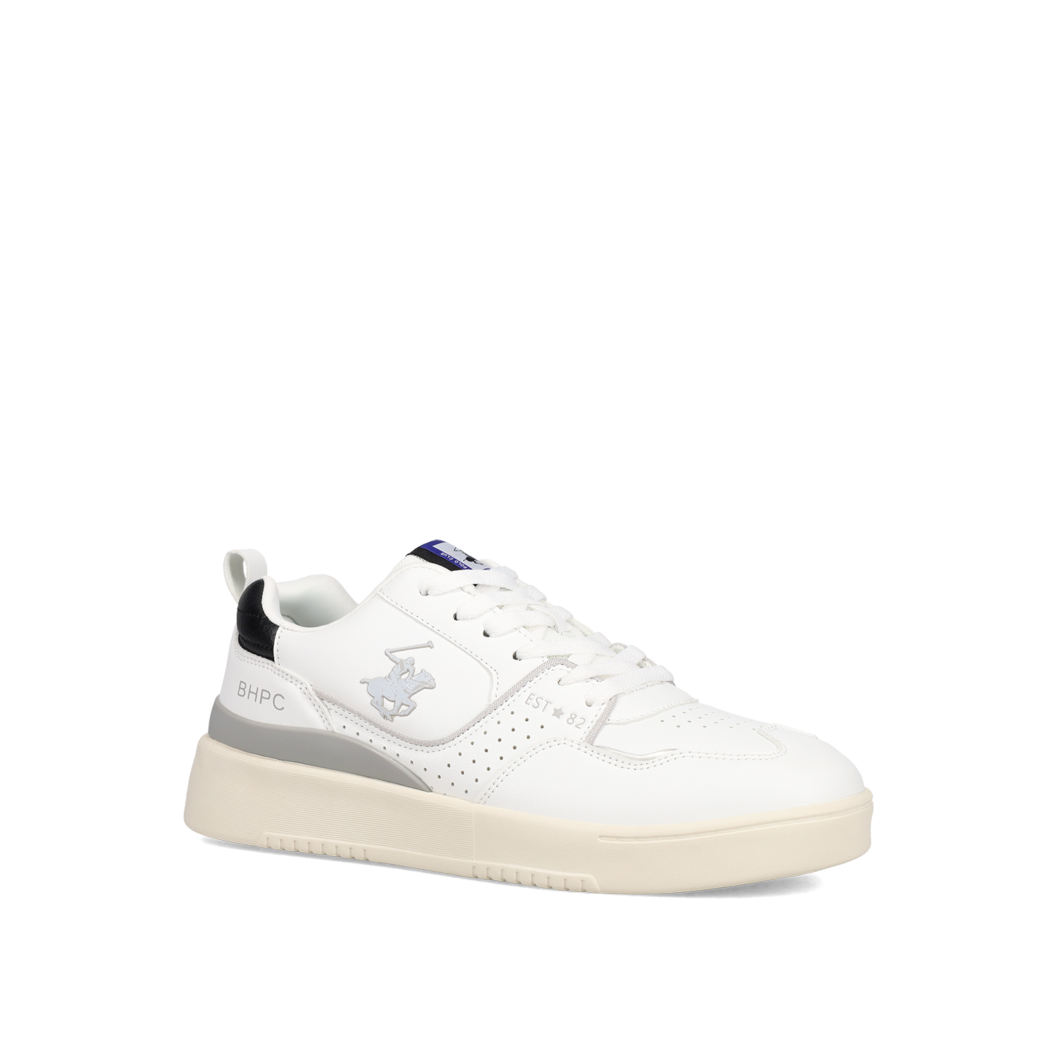 Λευκό ανδρικό sneaker φωτογραφία