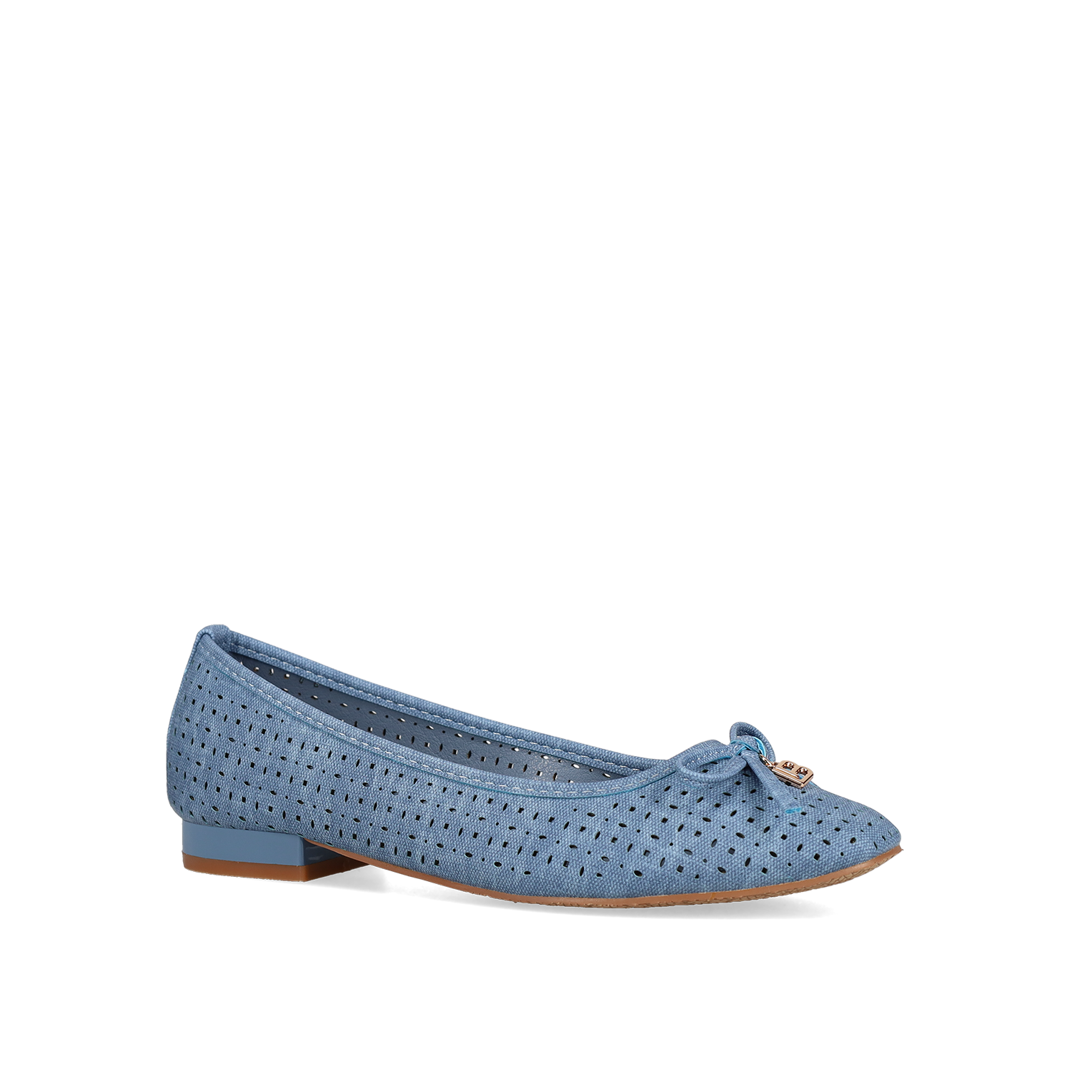 Μπλε denim μπαλαρίνα φωτογραφία