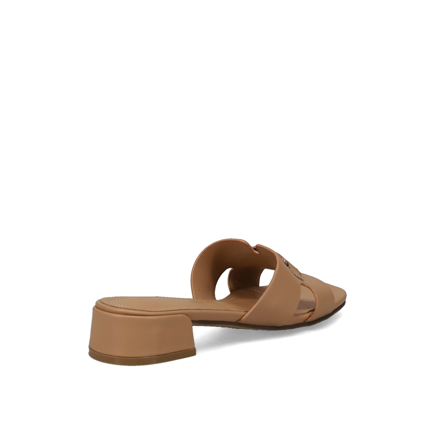 Μπεζ mule πέδιλο φωτογραφία