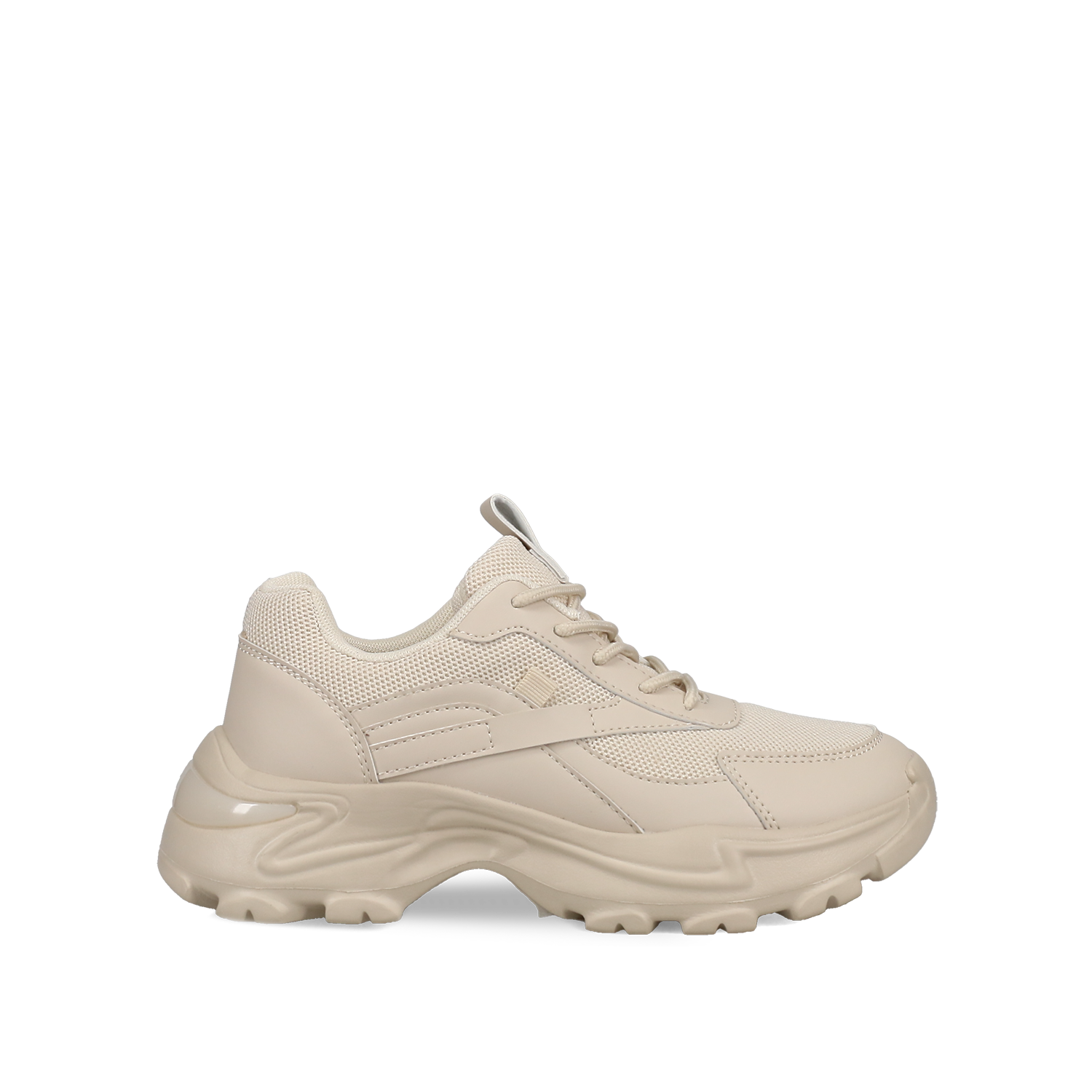 Μπεζ chunky sneaker
