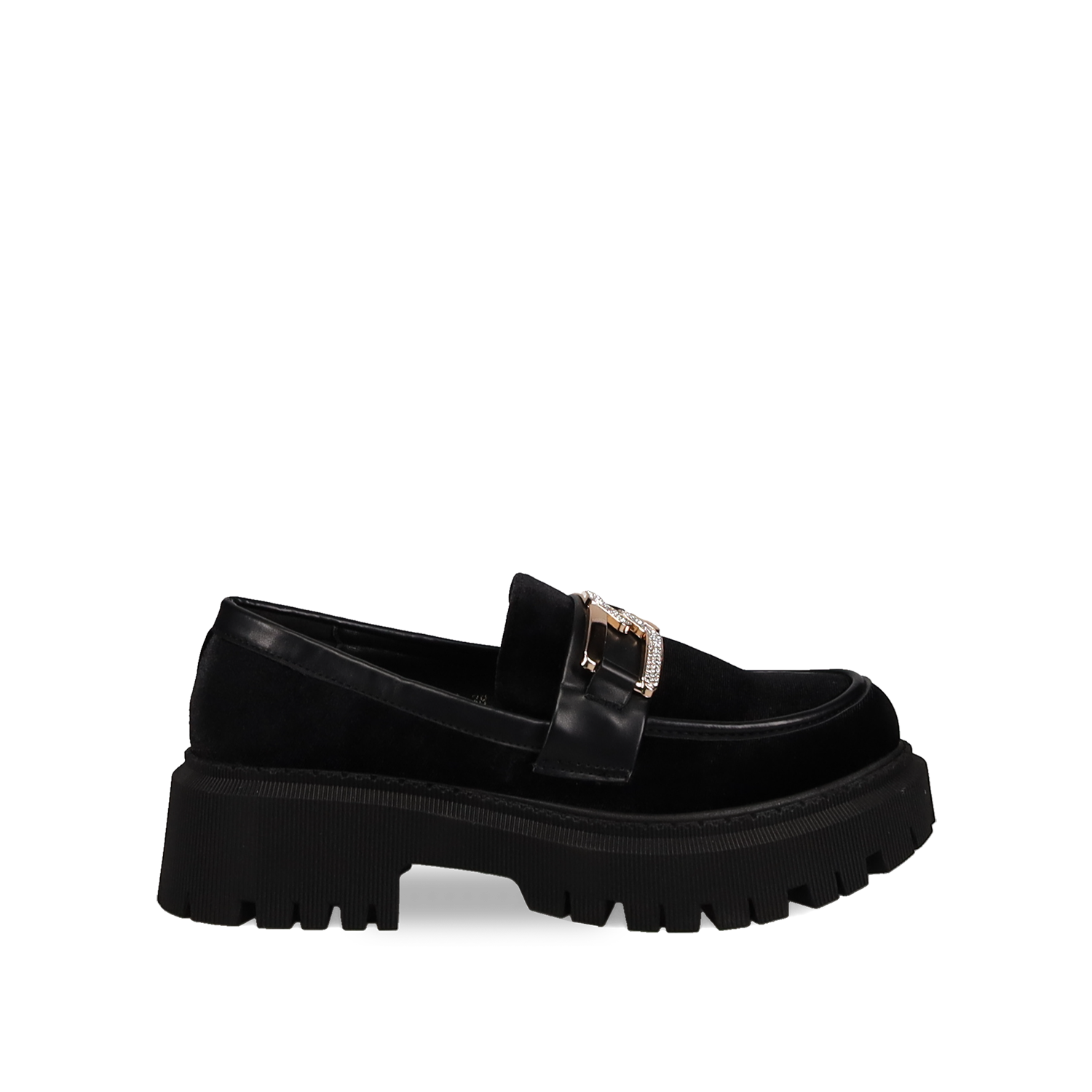 Μαύρο chunky loafer