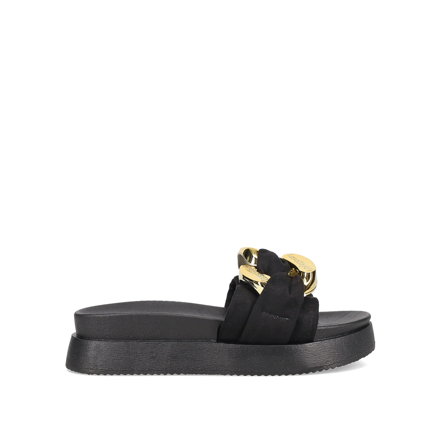 Μαύρο flatform σανδάλι