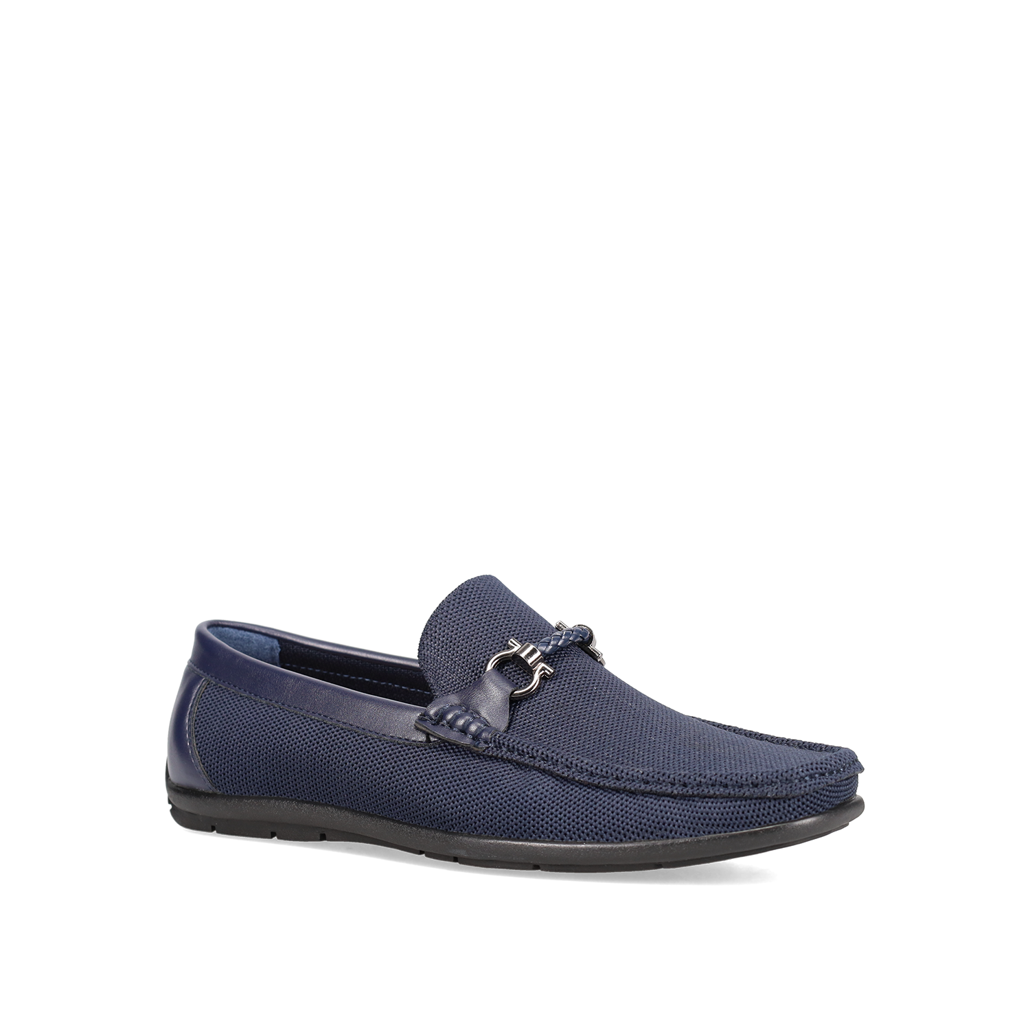 Μπλε ανδρικό loafer φωτογραφία