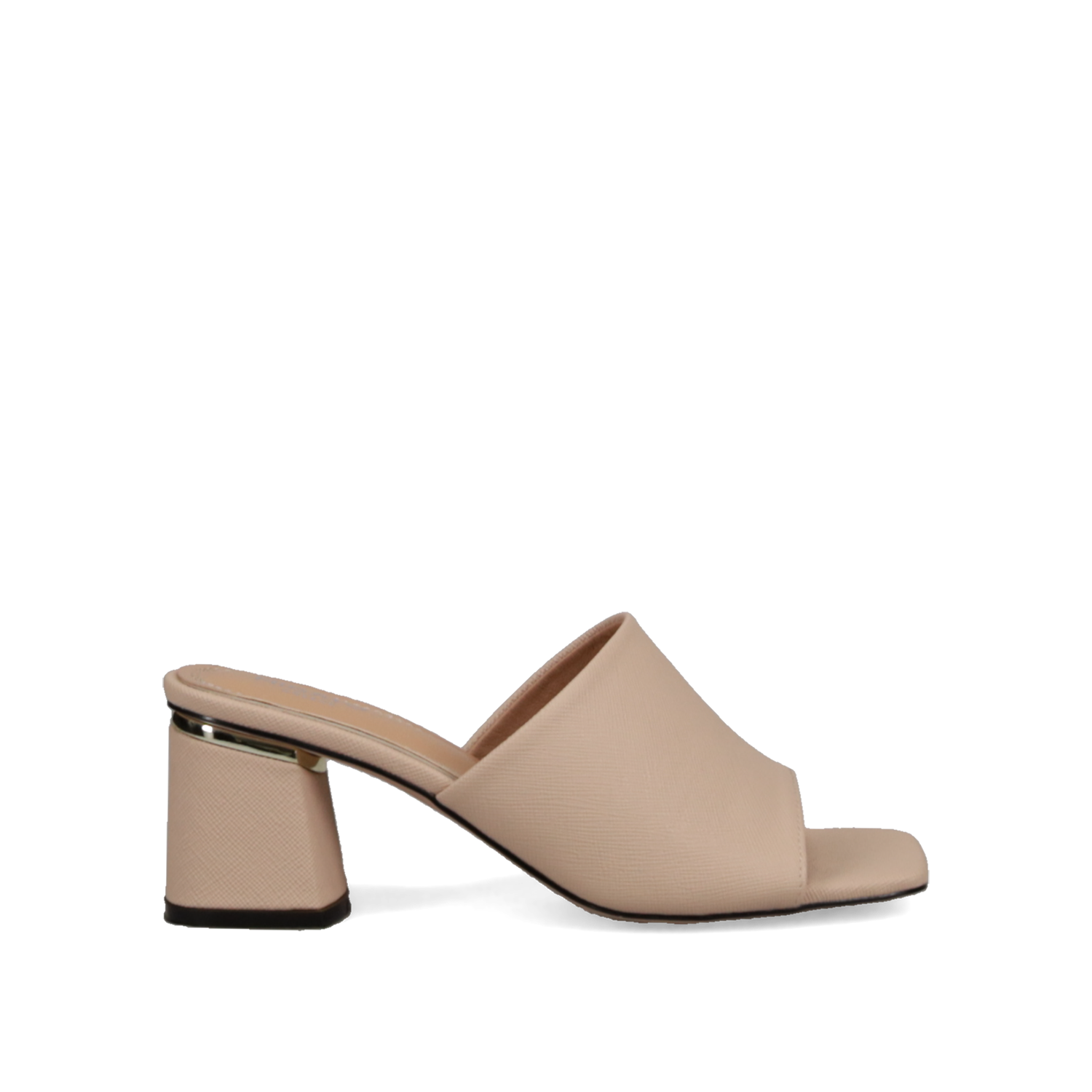 Μπεζ mule πέδιλο