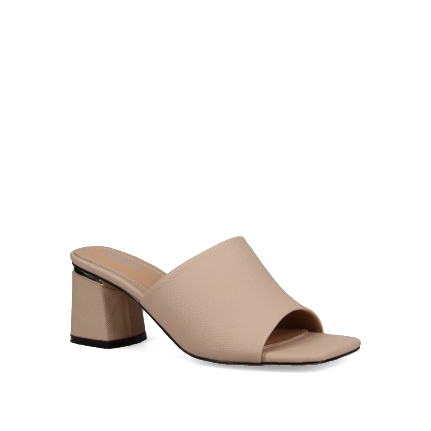 Μπεζ mule πέδιλο