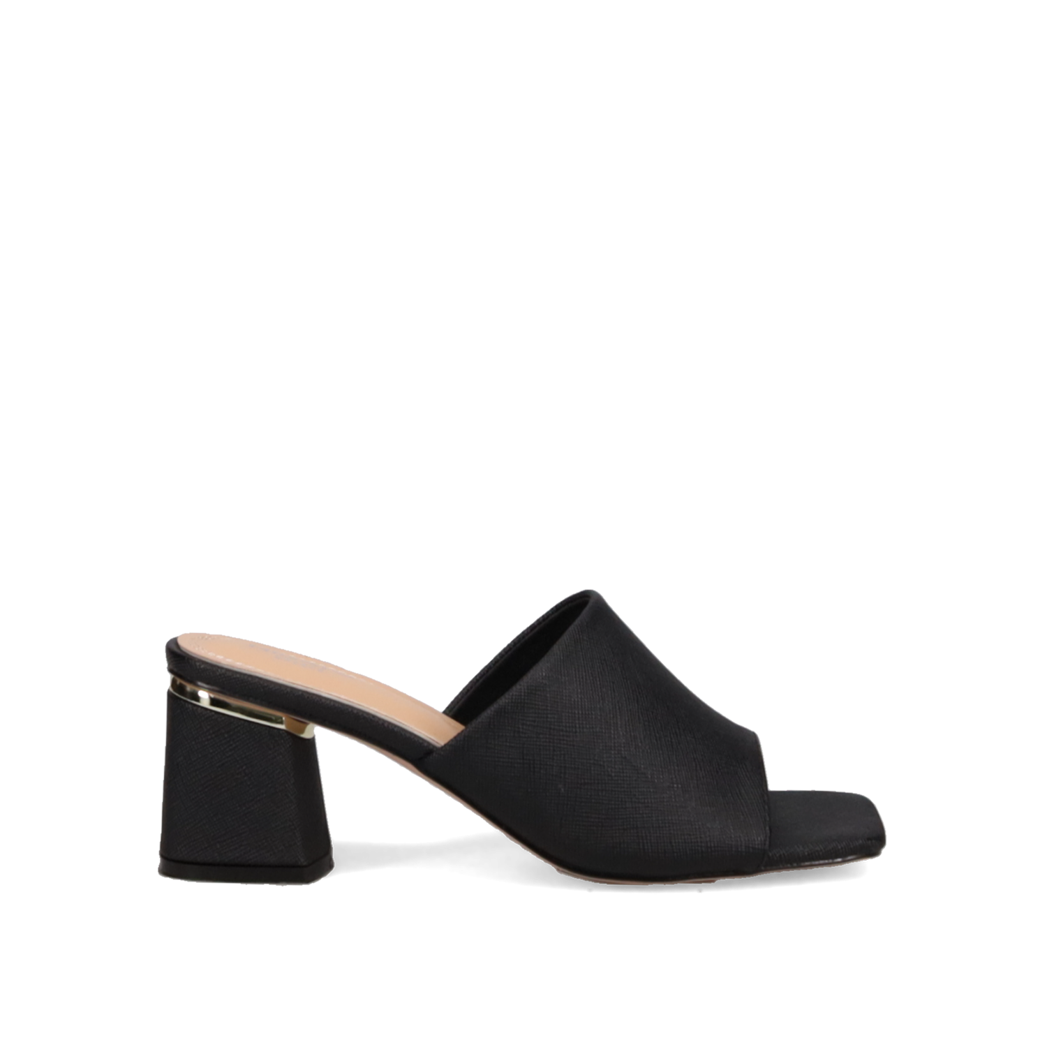Μαύρο mule πέδιλο