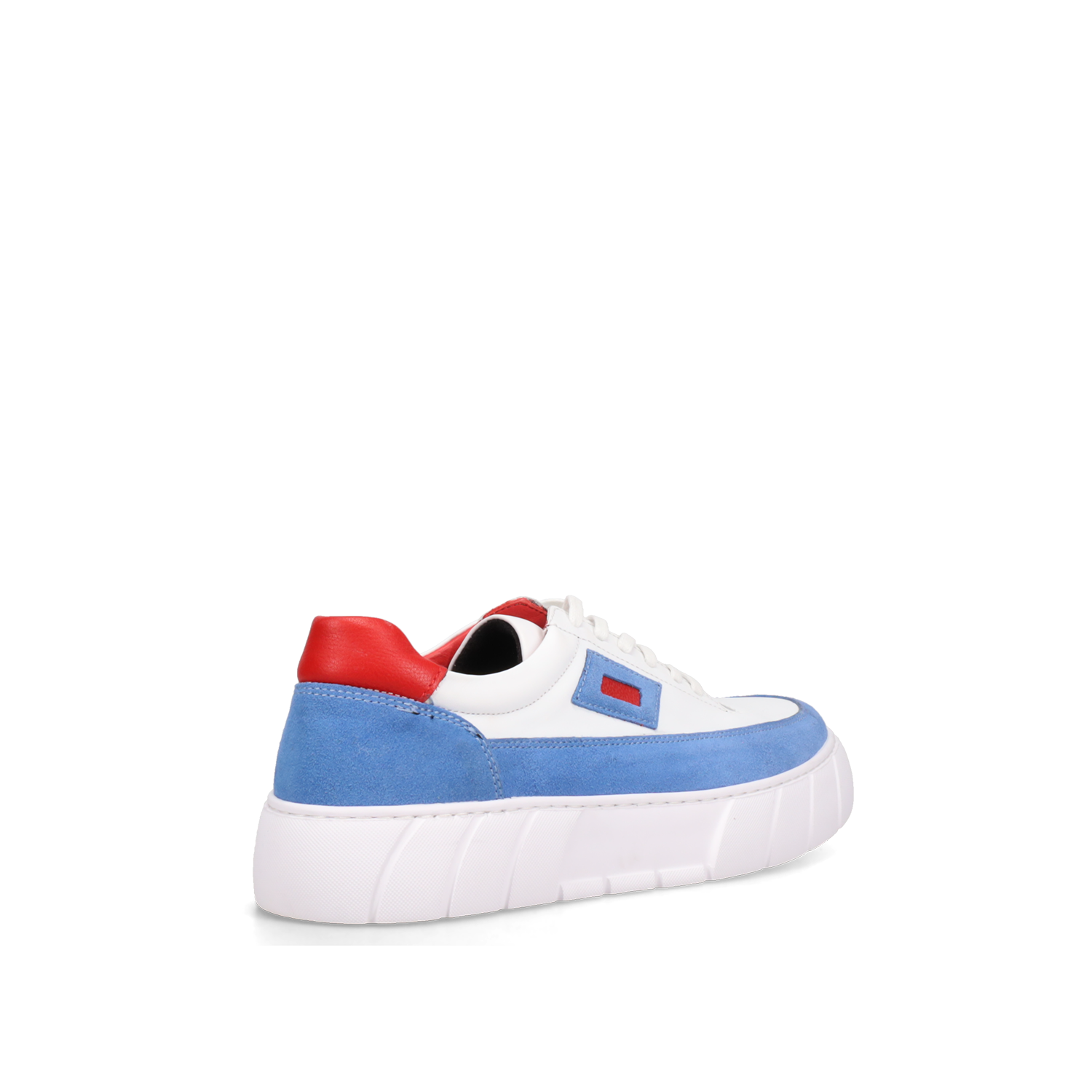 Λευκό ανδρικό sneaker φωτογραφία