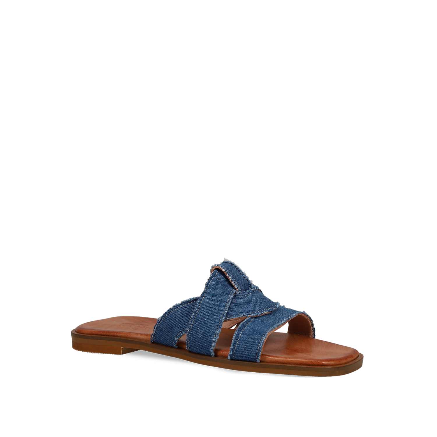 Μπλε denim σανδάλι φωτογραφία