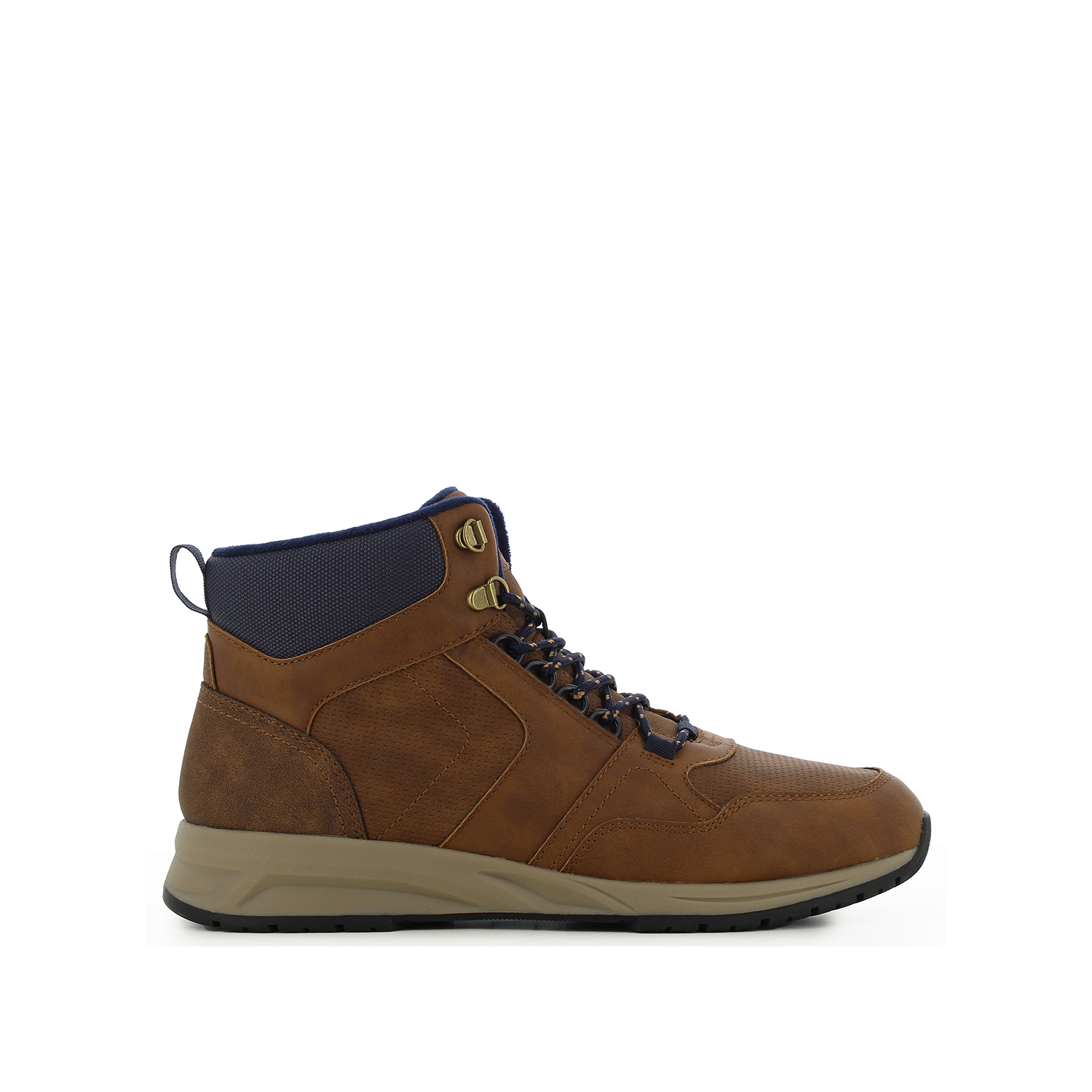SJ Καφέ ανδρικό μποτάκι sneaker