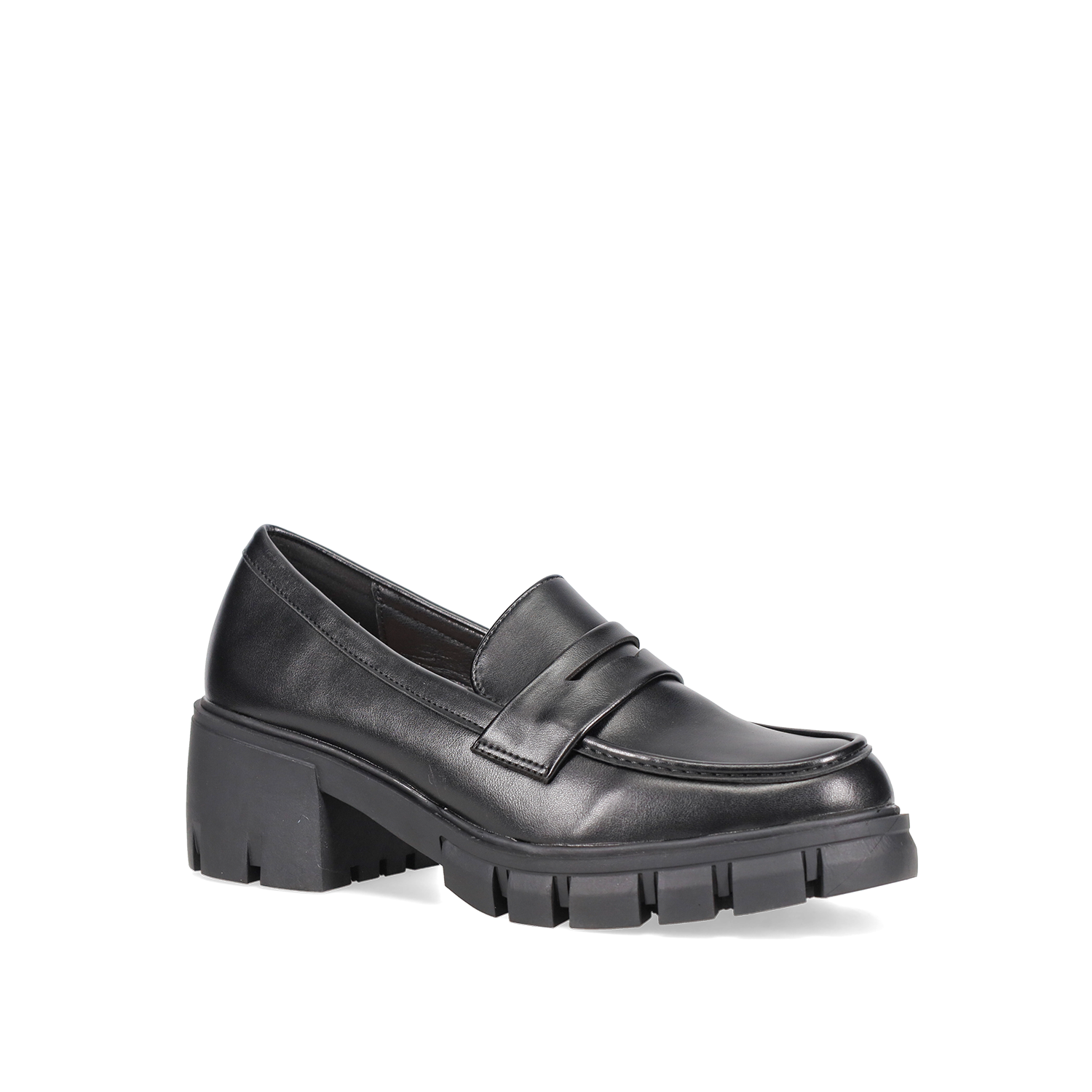 Μαύρο chunky loafer φωτογραφία