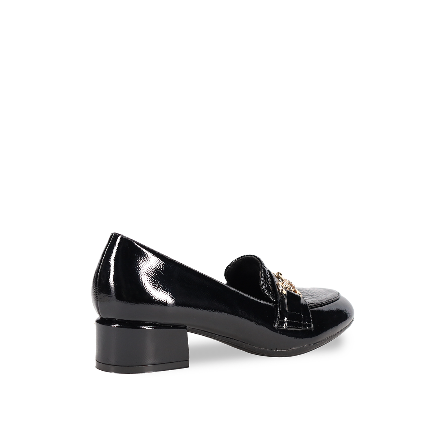 WALK2 Μαύρο loafer λουστρίνι - 3