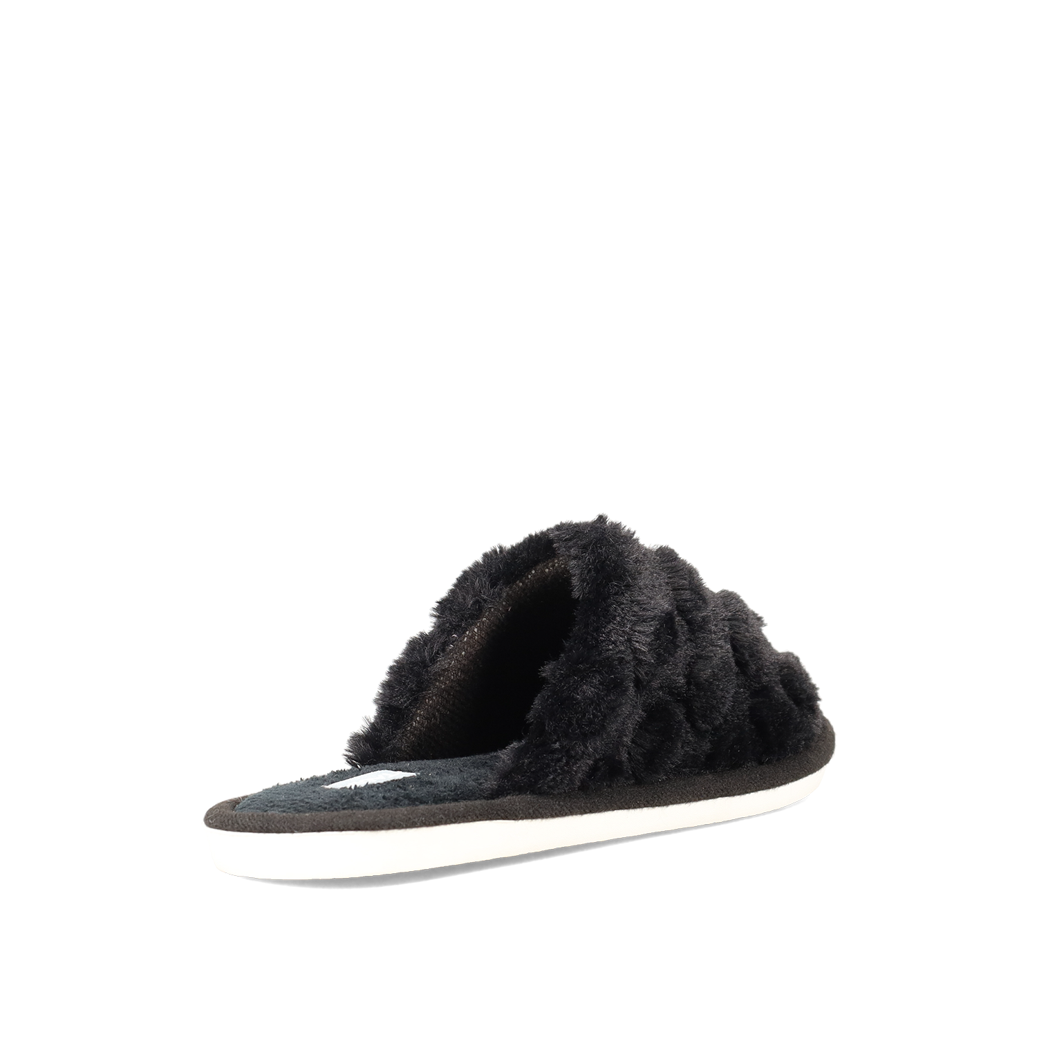 Μαύρη γυναικεία παντόφλα φωτογραφία