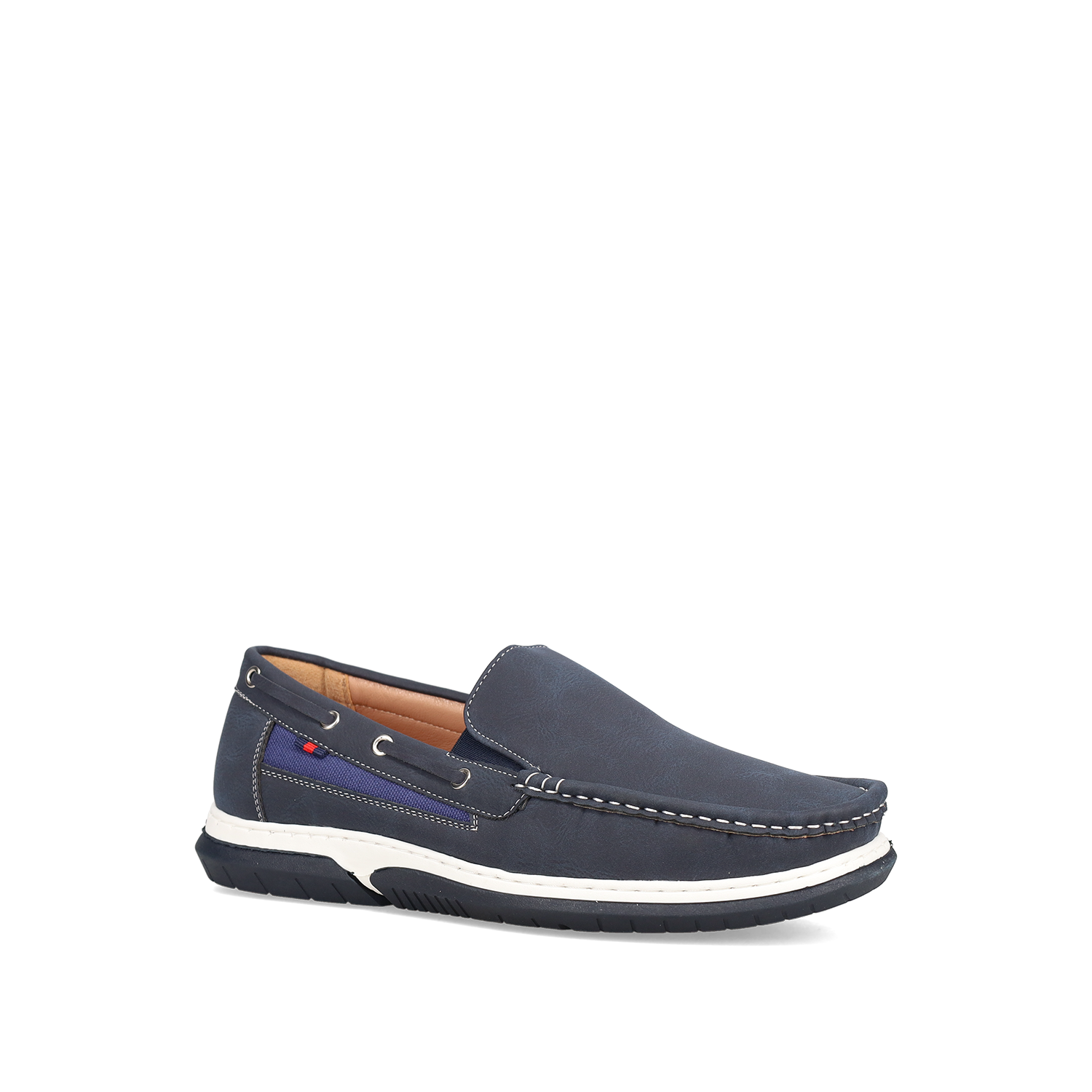 Μπλε ανδρικό boat shoe φωτογραφία
