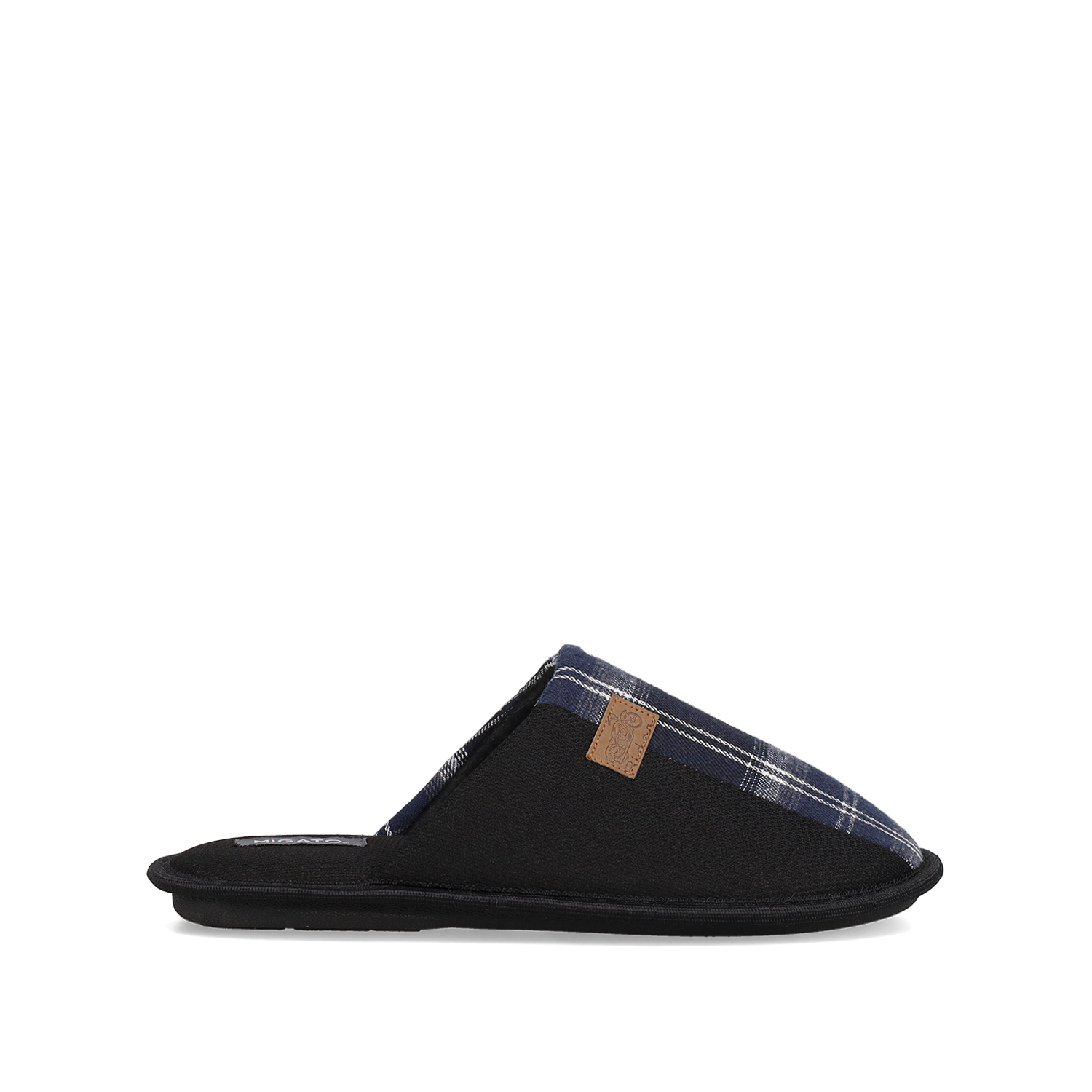 MIGATO Μαύρη ανδρική παντόφλα