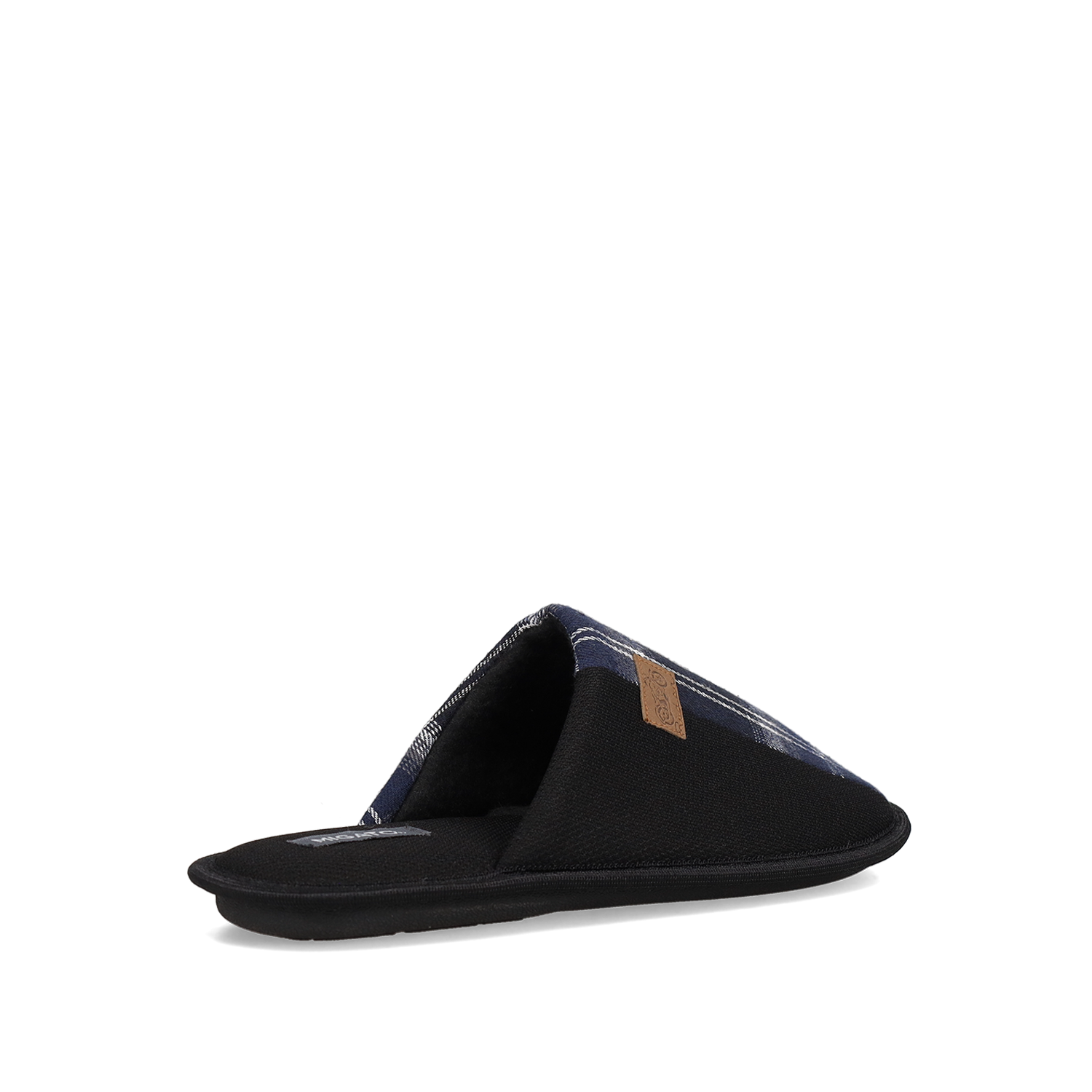 Μαύρη ανδρική παντόφλα φωτογραφία