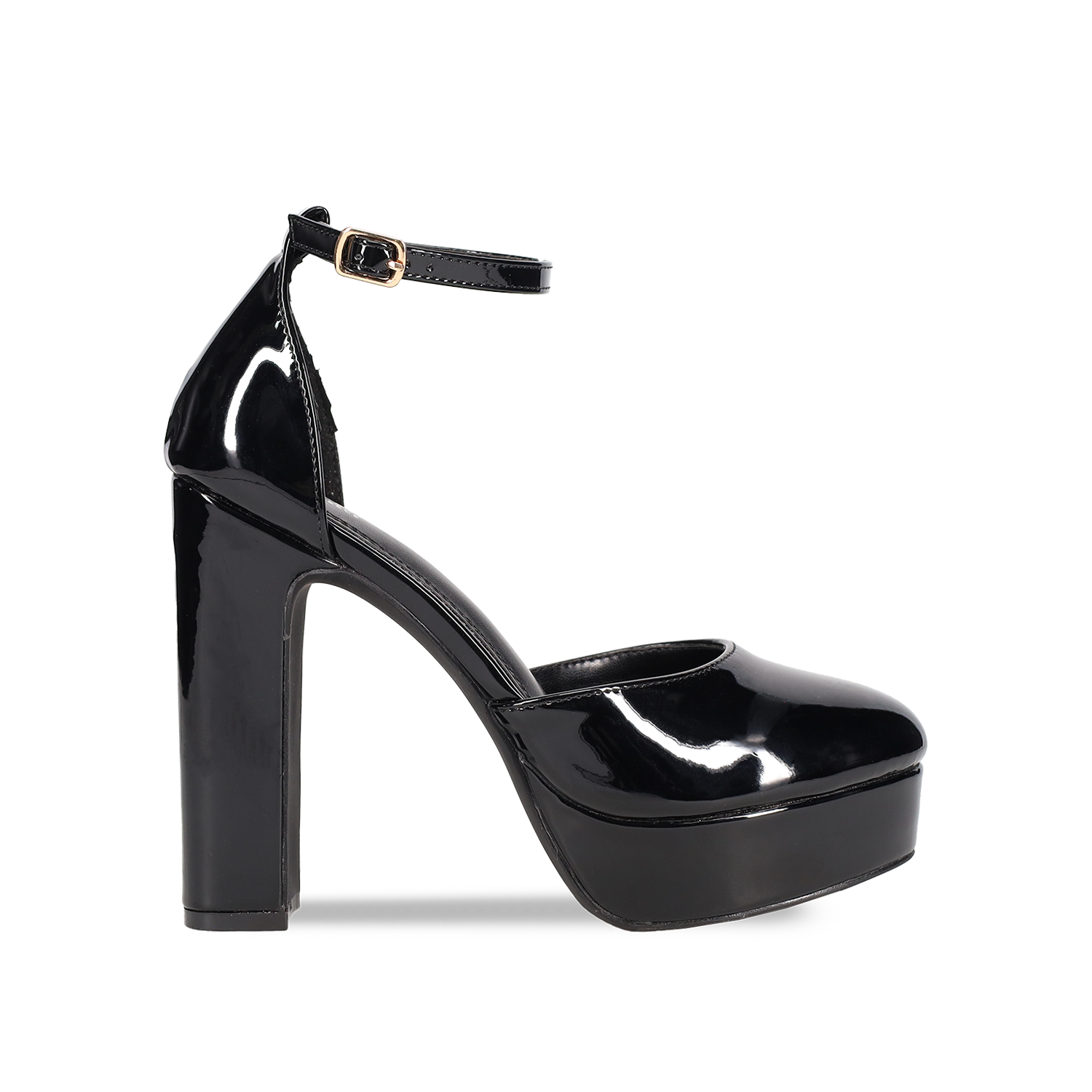 Μαύρη γόβα λουστρίνι