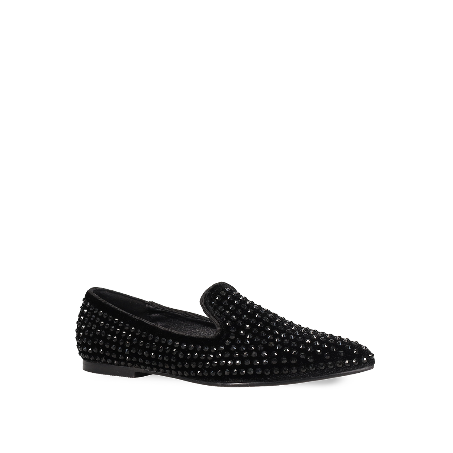 Μαύρο βελούδινο loafer