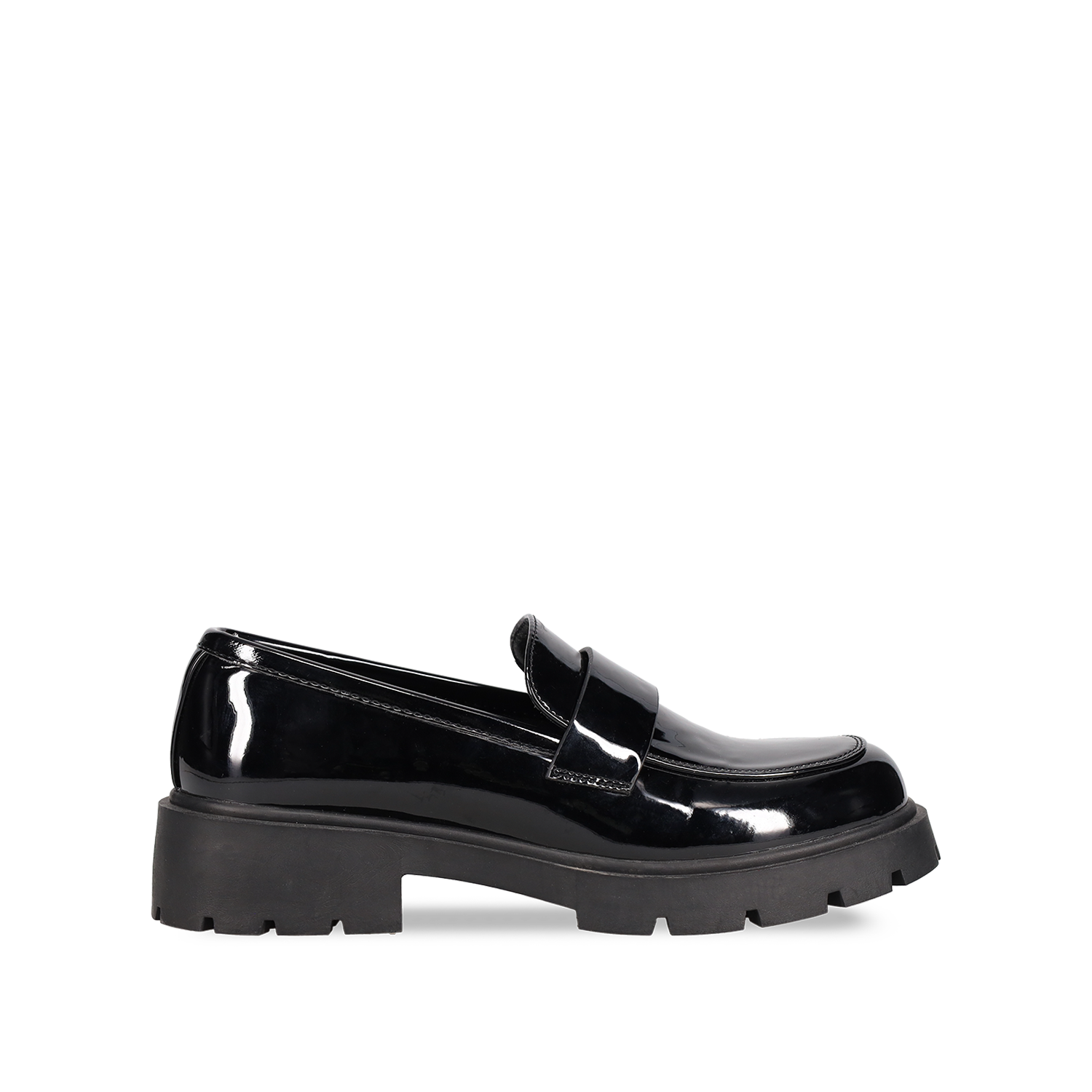 Μαύρο chunky loafer