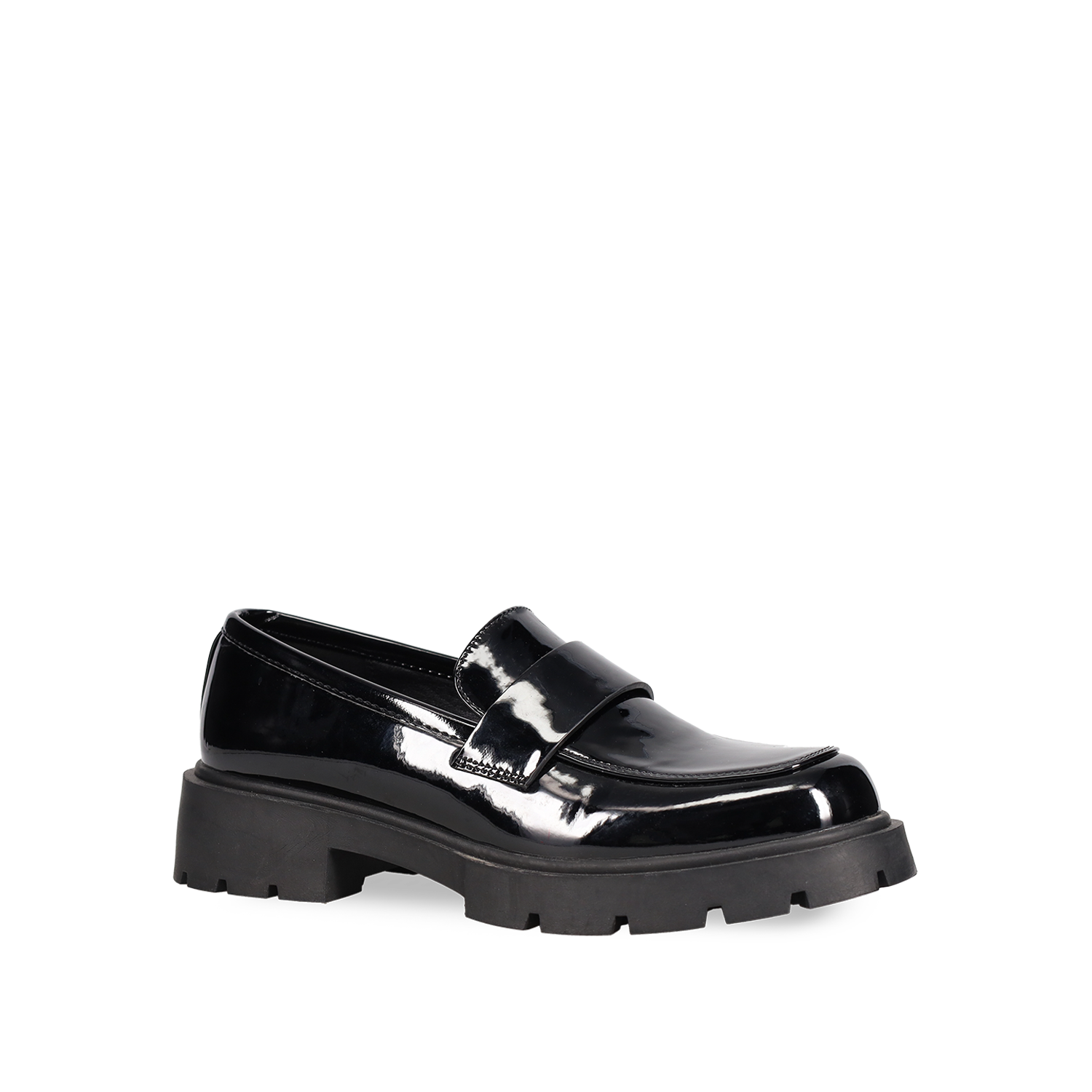 Μαύρο chunky loafer