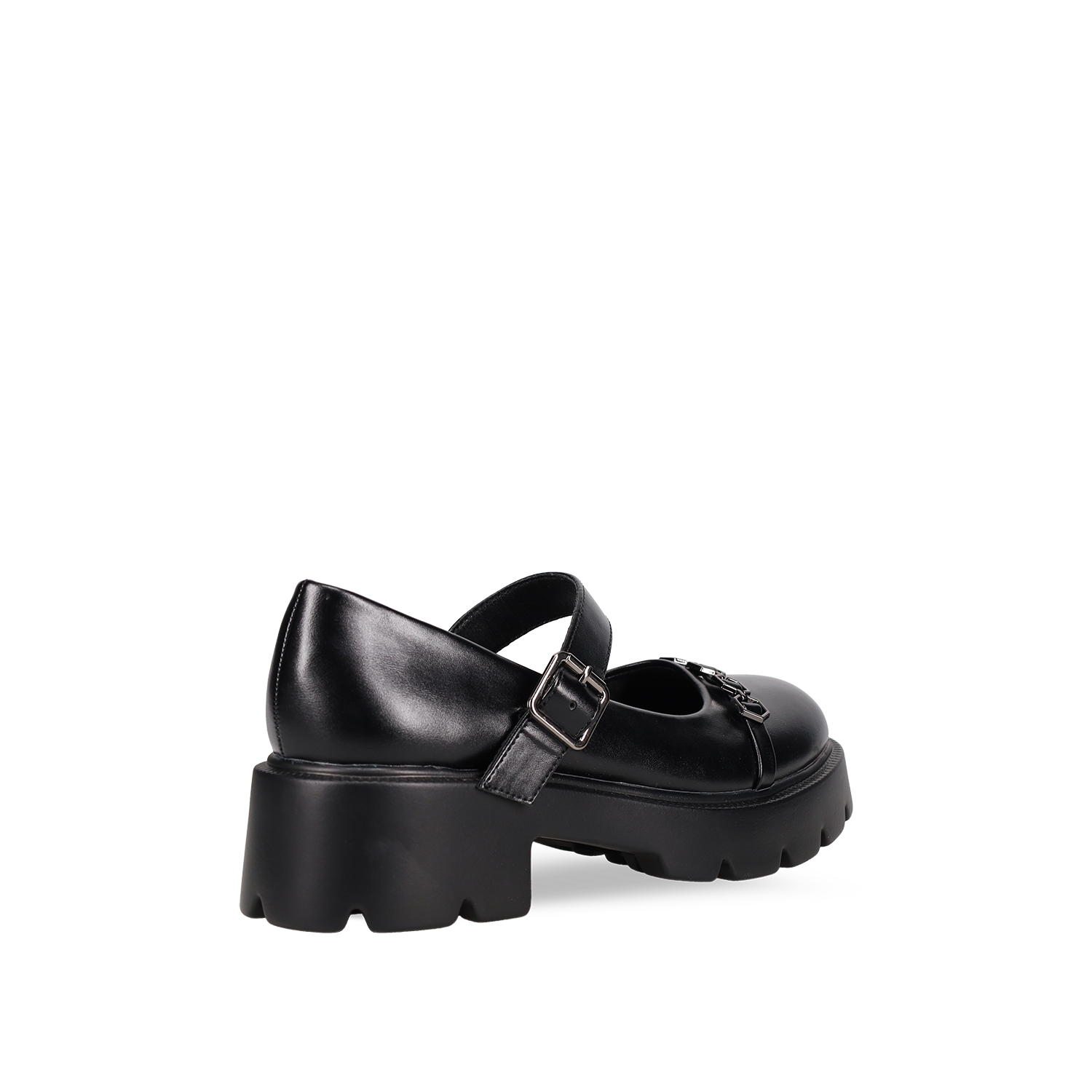 Μαύρο chunky Mary-jane φωτογραφία