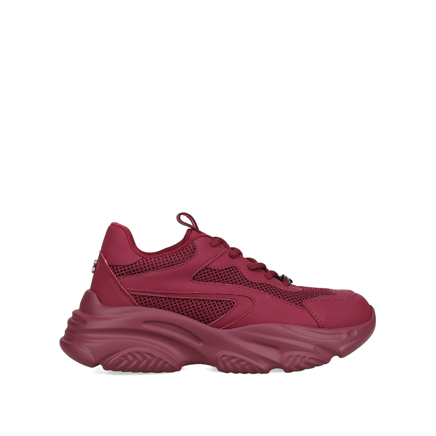 Μπορντώ chunky sneaker