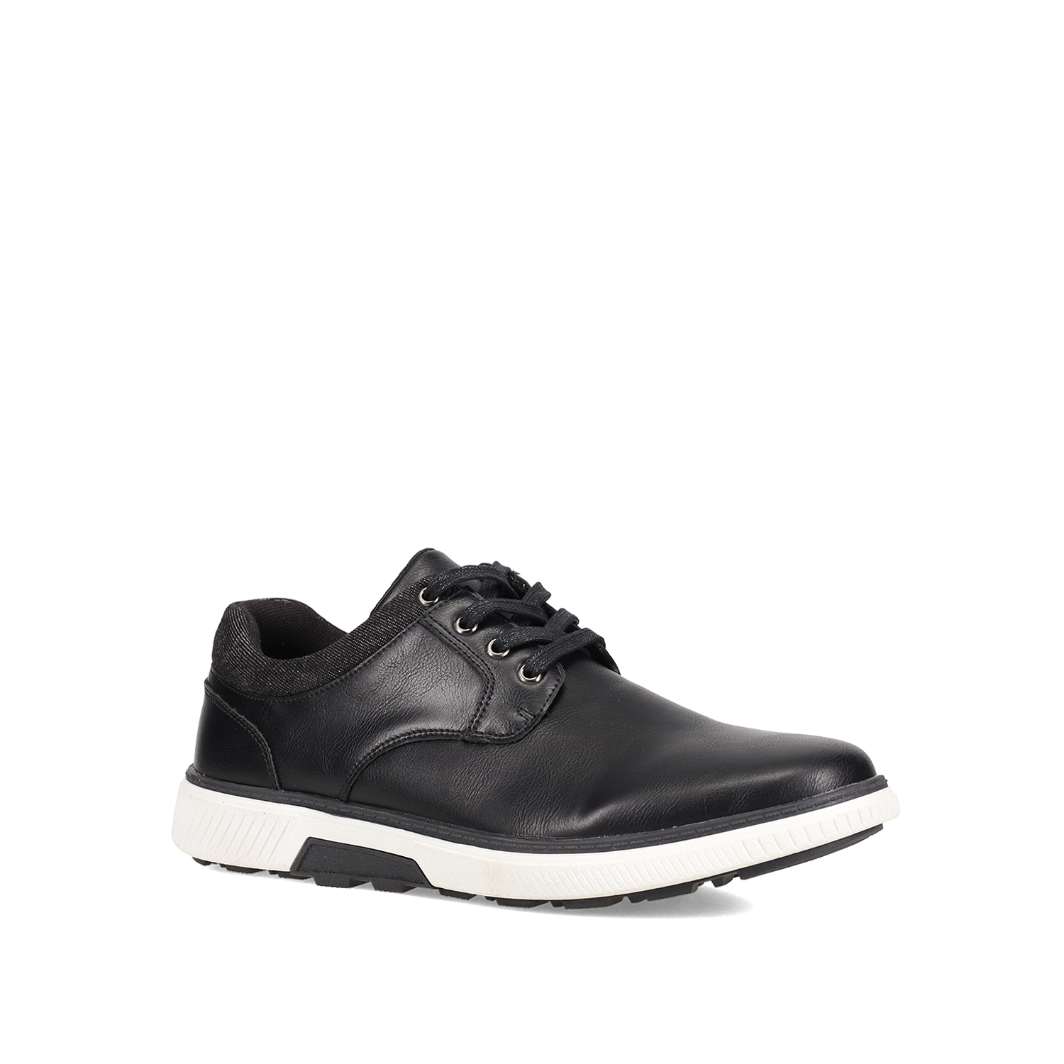 Ανδρικό casual μαύρο παπούτσι φωτογραφία